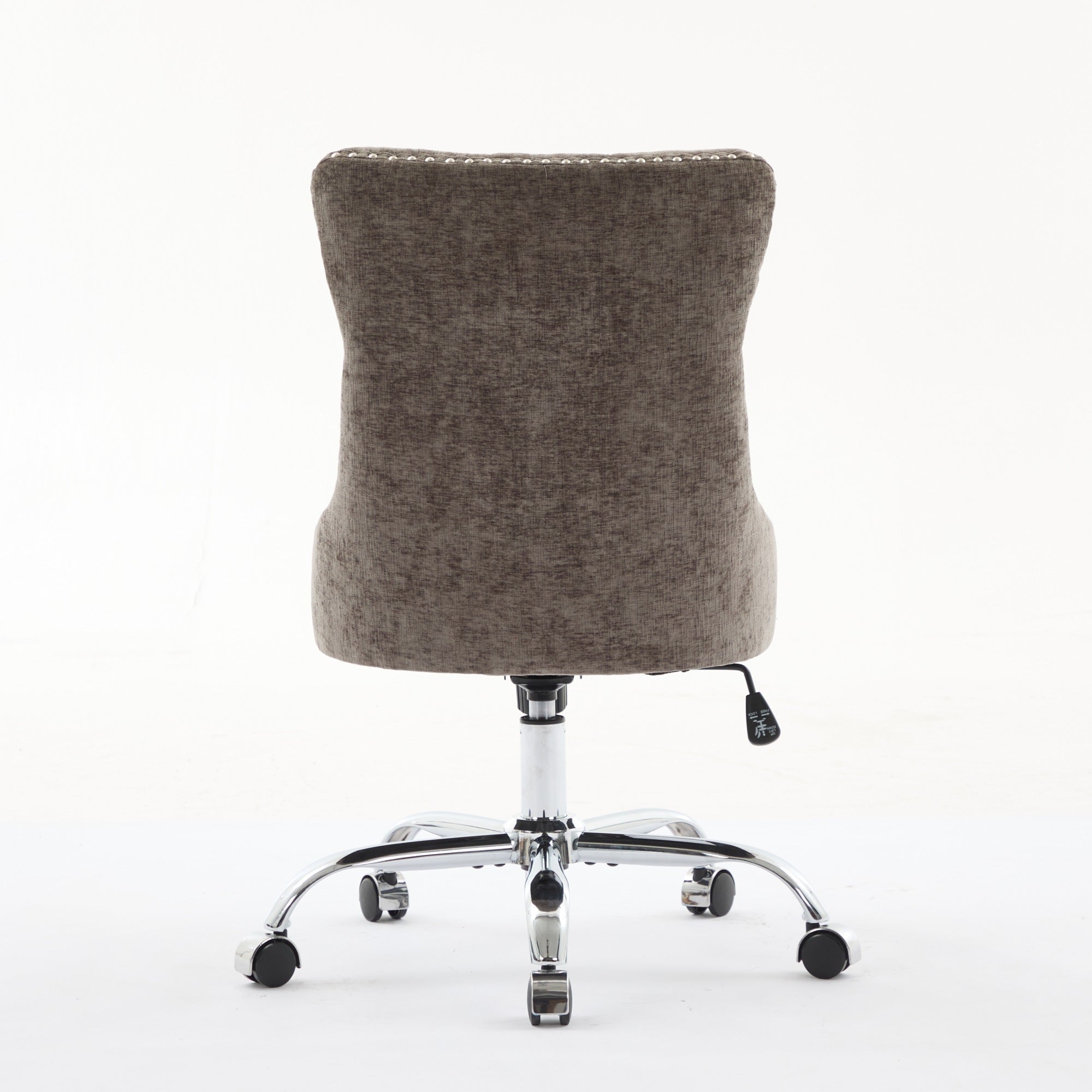 Modern Chenille Upholstered Tufted Button Home Office Chair