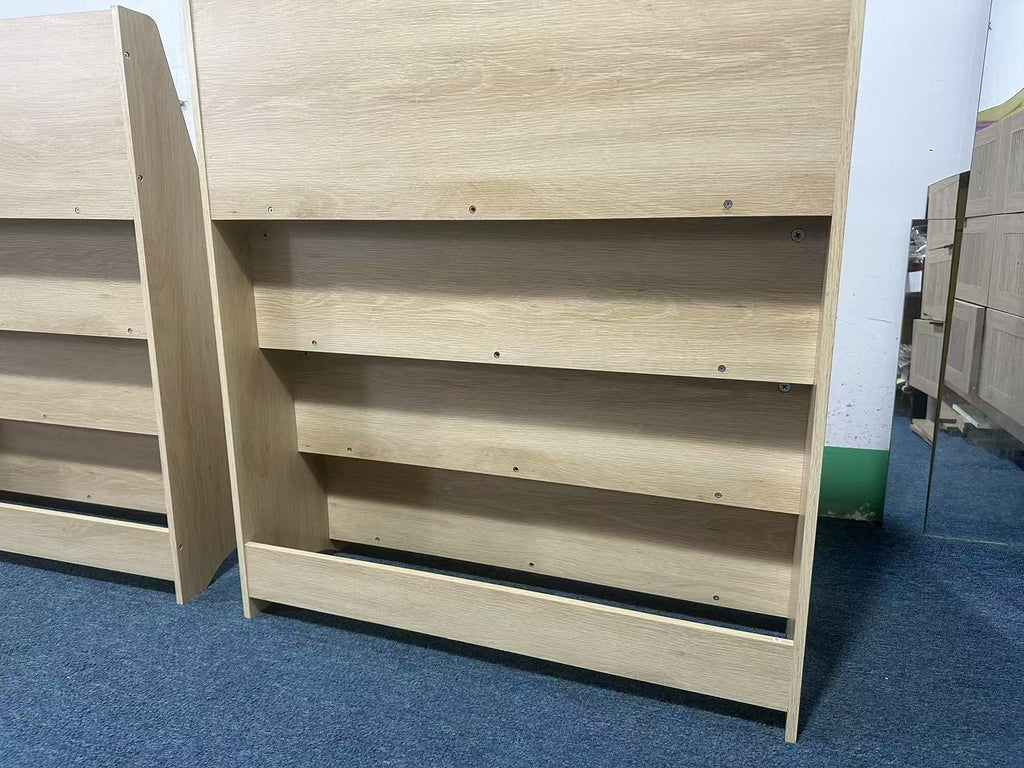 4-Tier MDF Toddler Book Display Shelves Kids Bookshelf