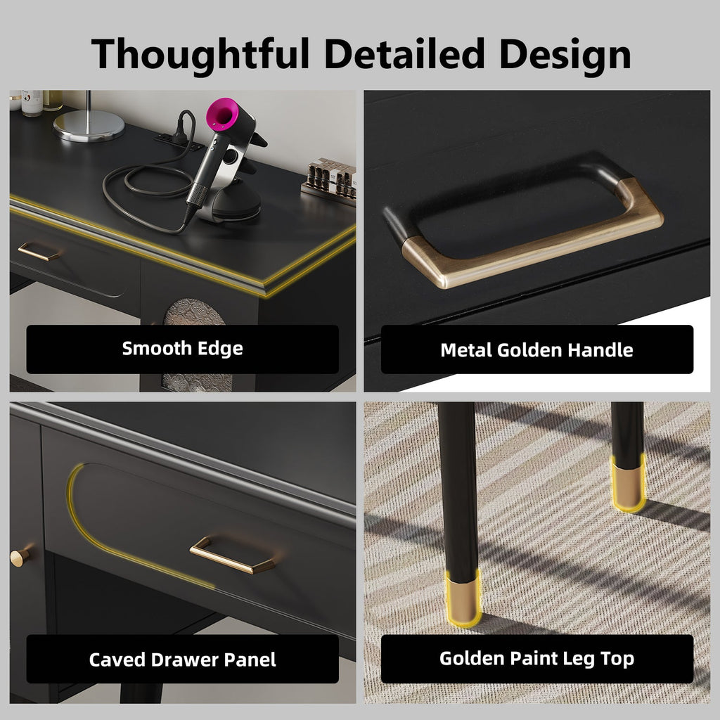 Modern Elegant Vanity with Organizer