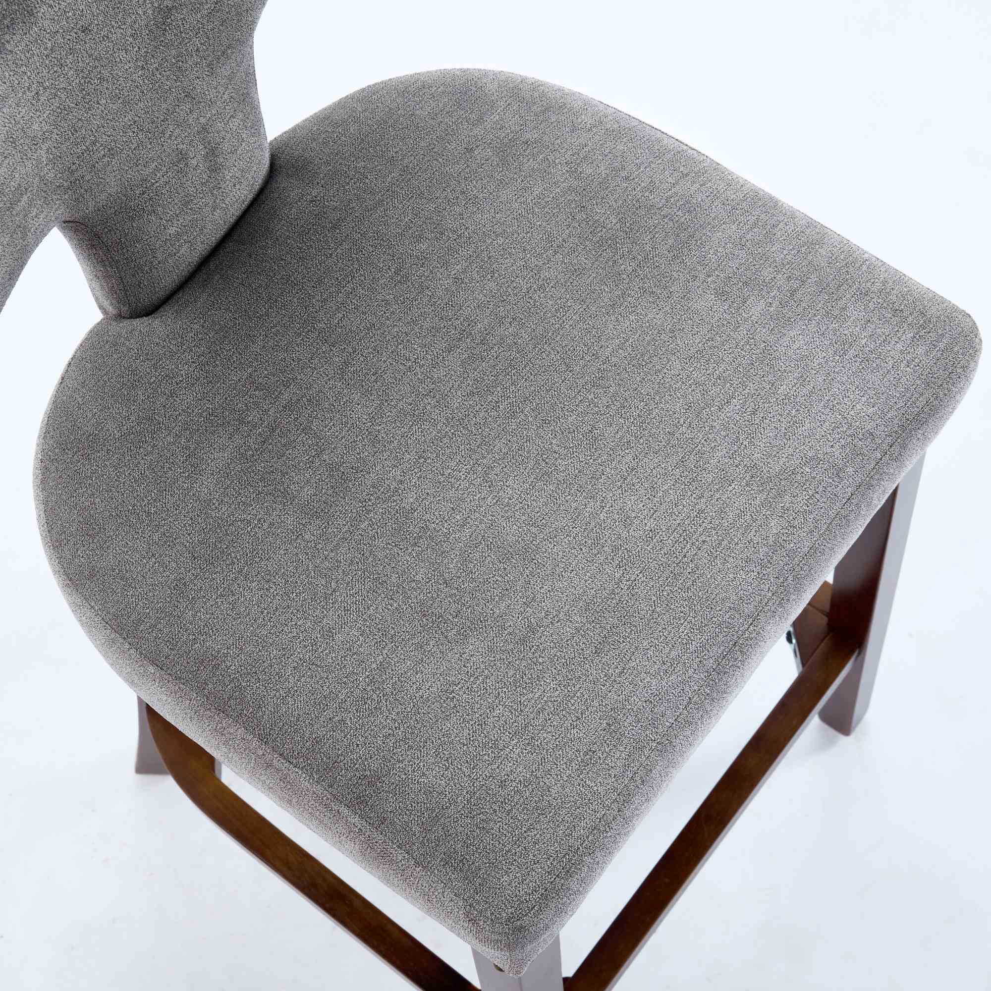 Mid Century Modern Counter Height Bar Stools (Set of 2)