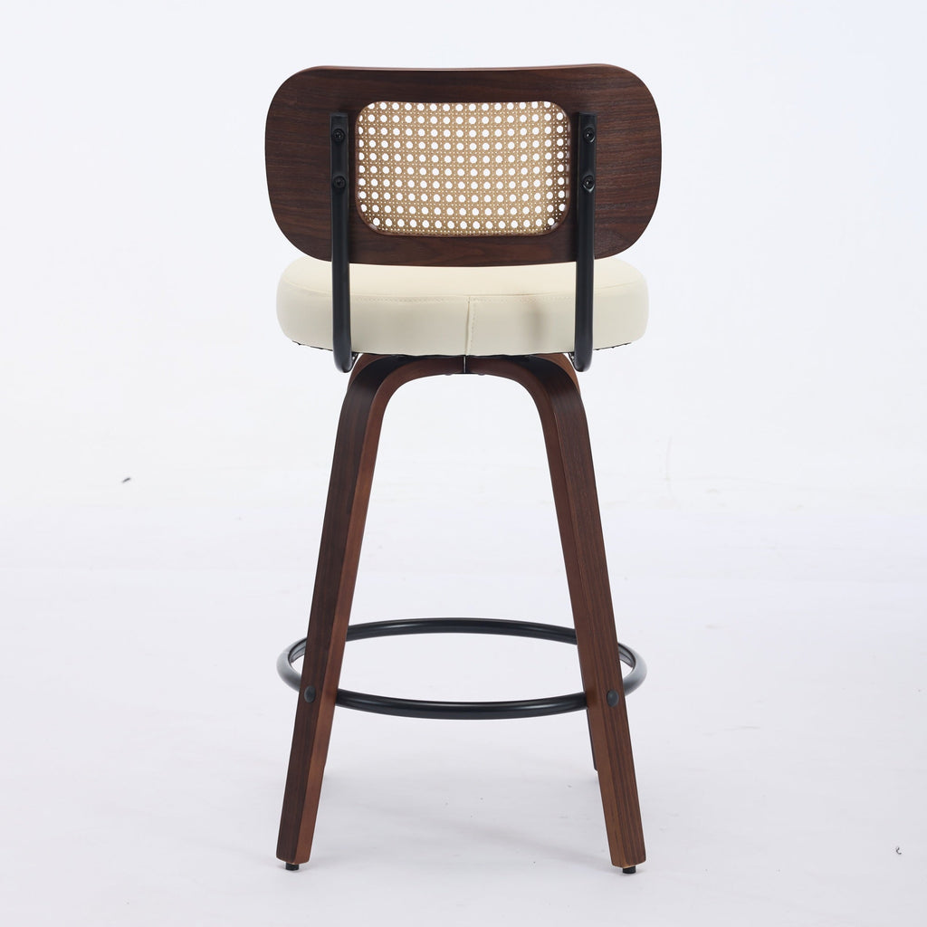 2Pcs Counter Height Bar Stools