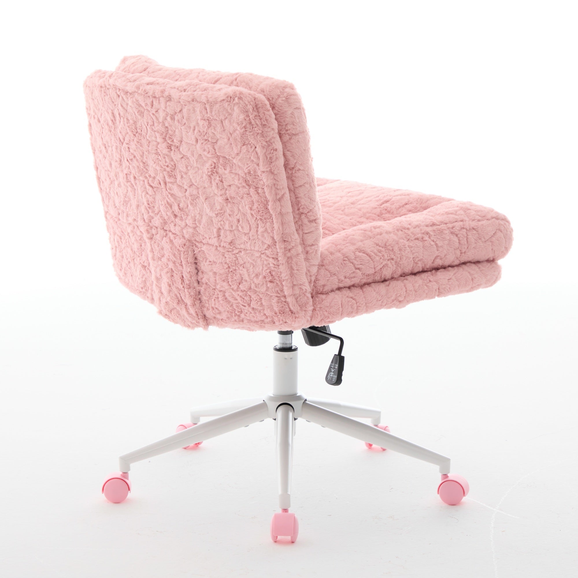 W26.4 inch Wider Artificial Rabbit Hair Home Office Chair