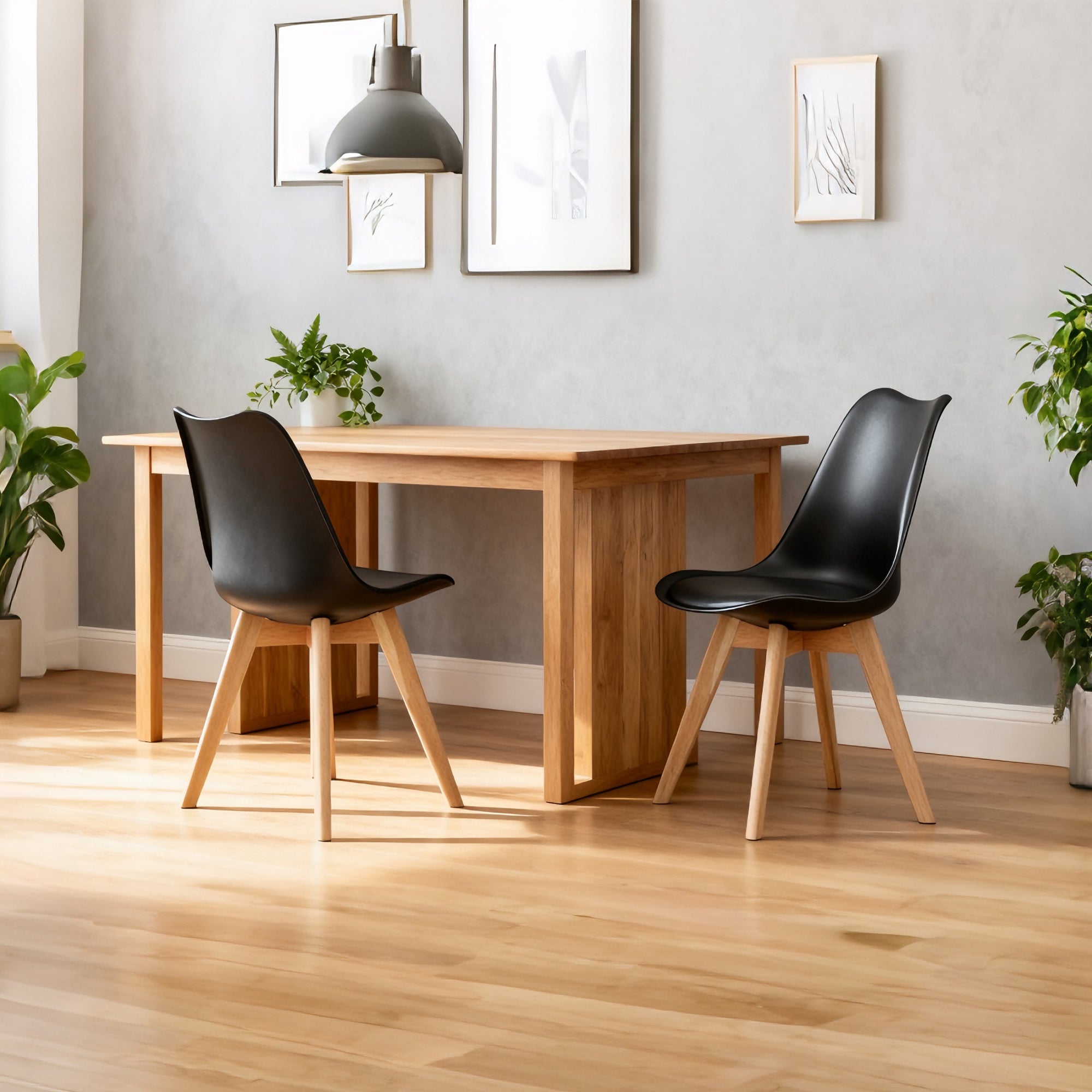 Medieval Modern Style Dining Chairs (Set of Four)