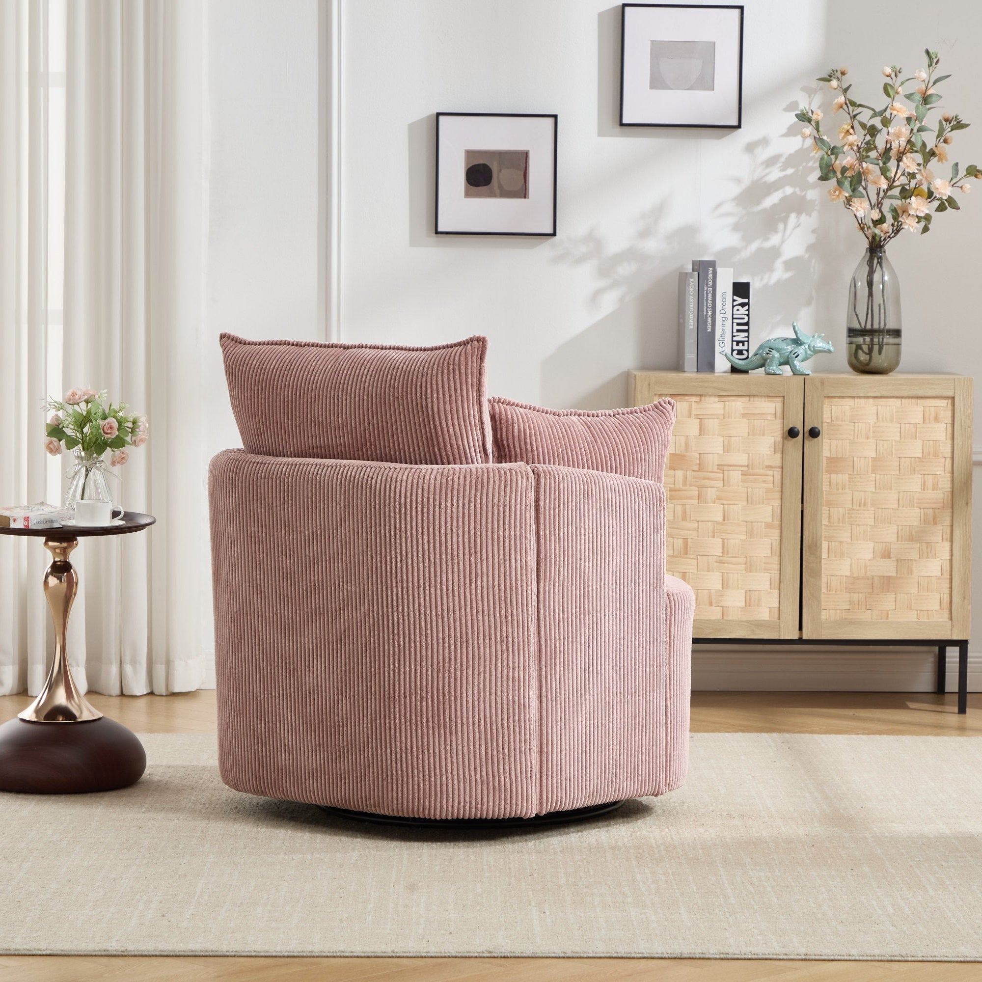 360° Smooth Swivel Living Chair