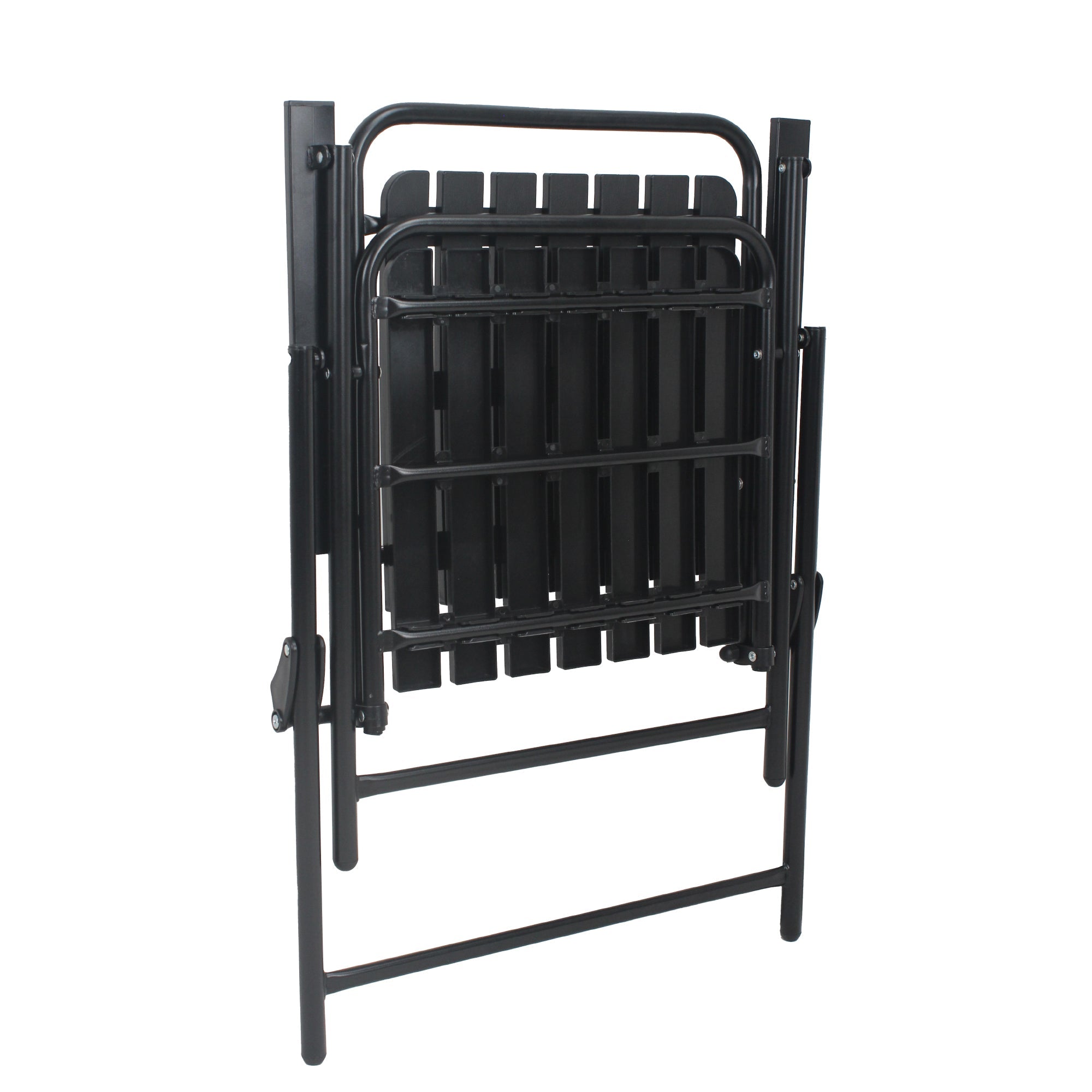 2-Piece Folding Chair 350lb Capacity Rust-Resistant Stain-Proof for Balcony Garden