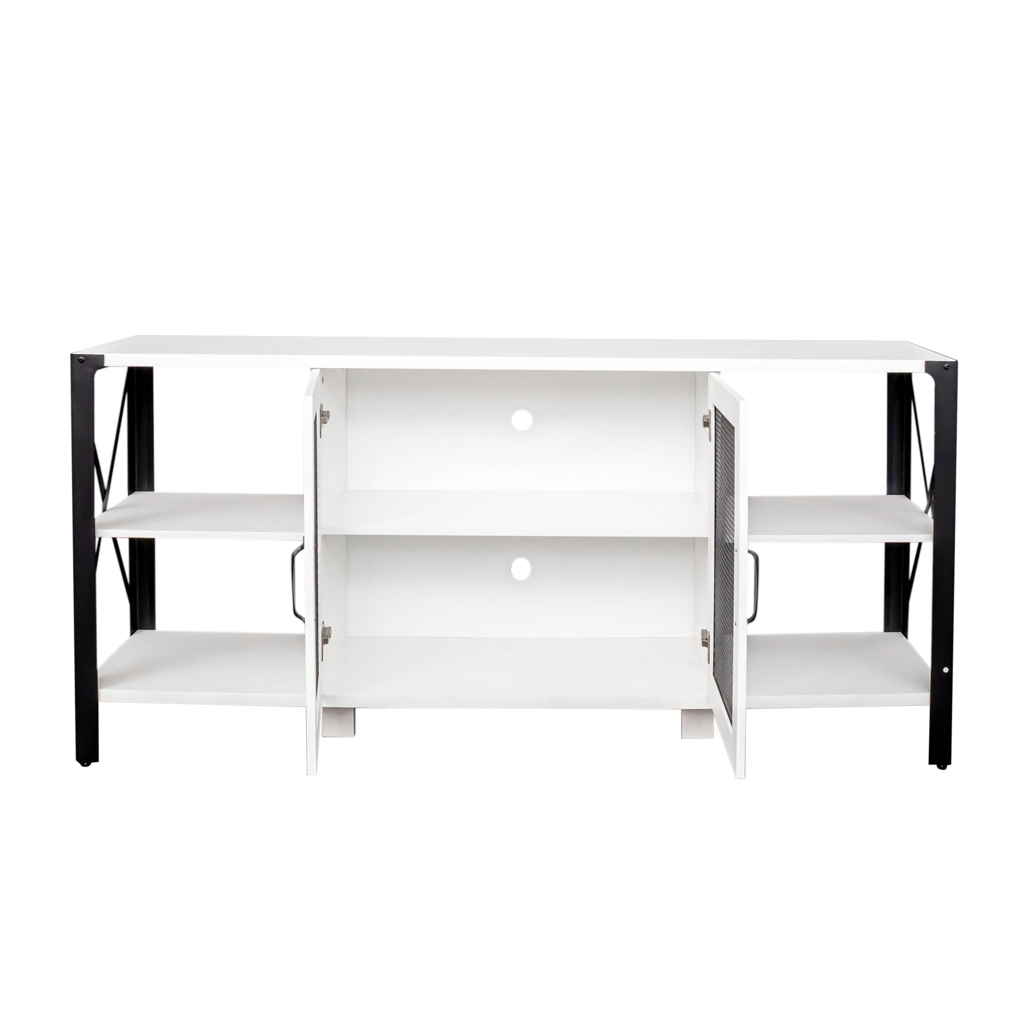 Industrial TV Stand for Living Room