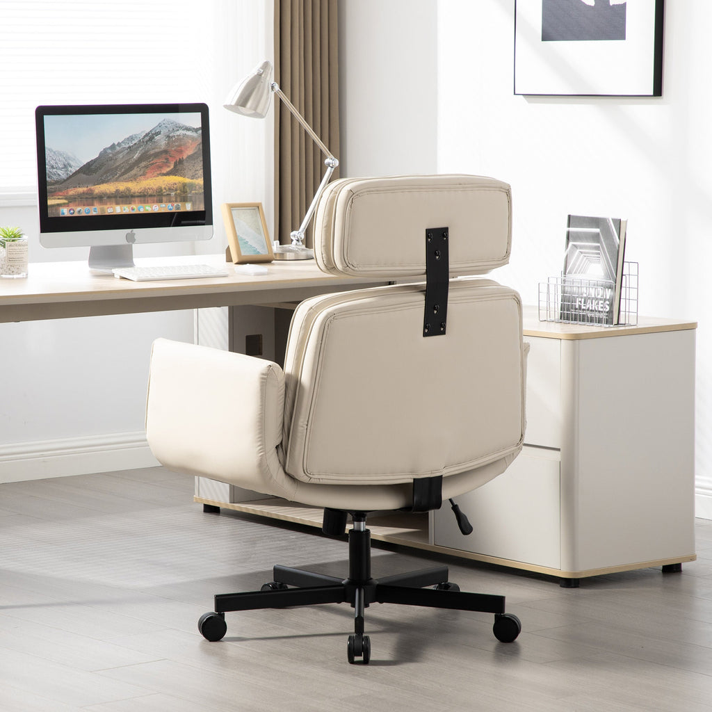 Pet Friendly Criss Cross Chair Swivel Task Office Chairs with Wide Seat