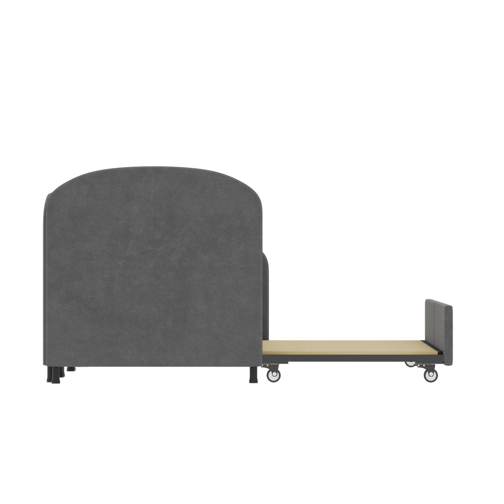 Modern Twin Size Velvet Upholstered Daybed