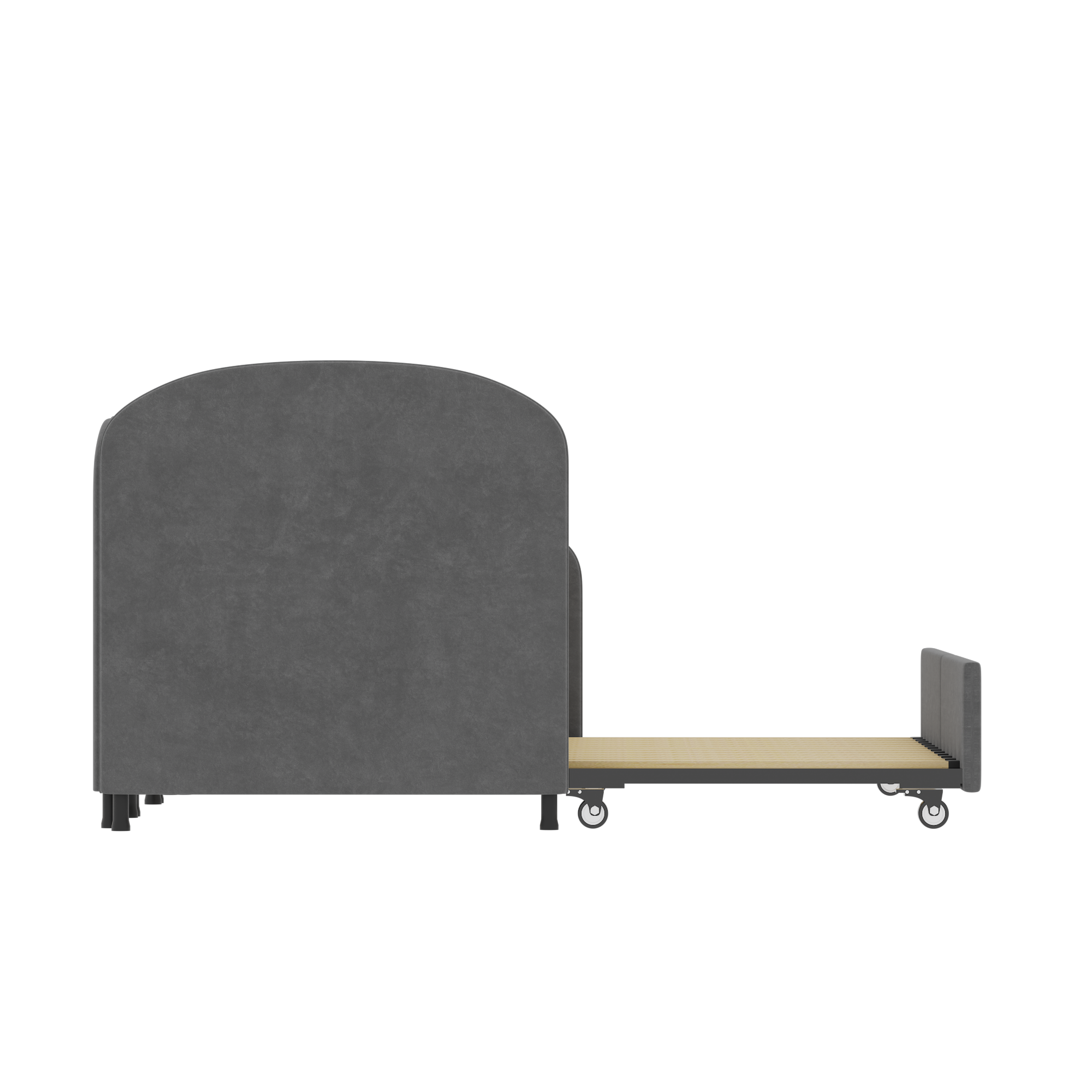 Modern Twin Size Velvet Upholstered Daybed