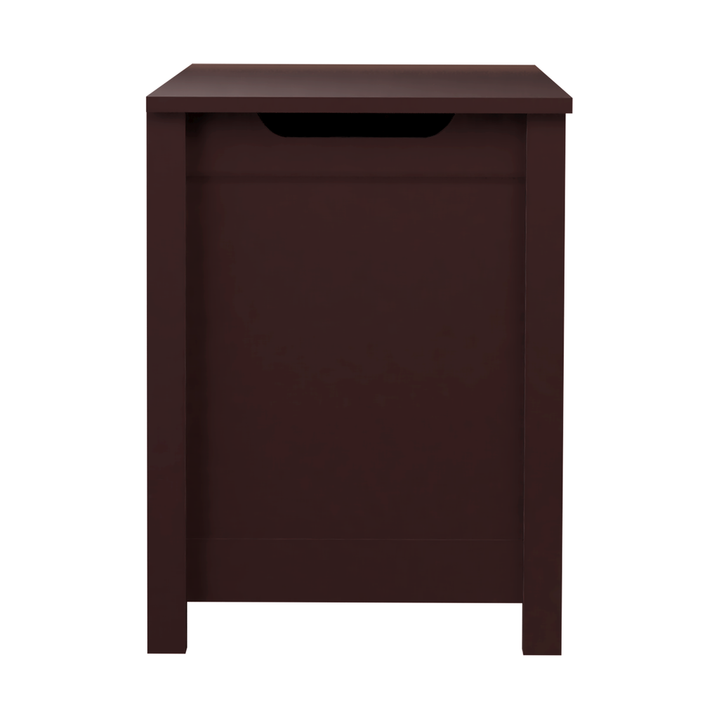 Kids Wooden Toy Box Storage with Safety Hinged Lid for Ages 2+