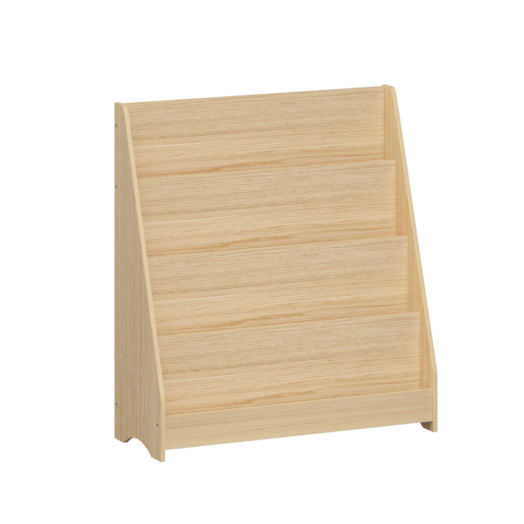 4-Tier MDF Toddler Book Display Shelves Kids Bookshelf