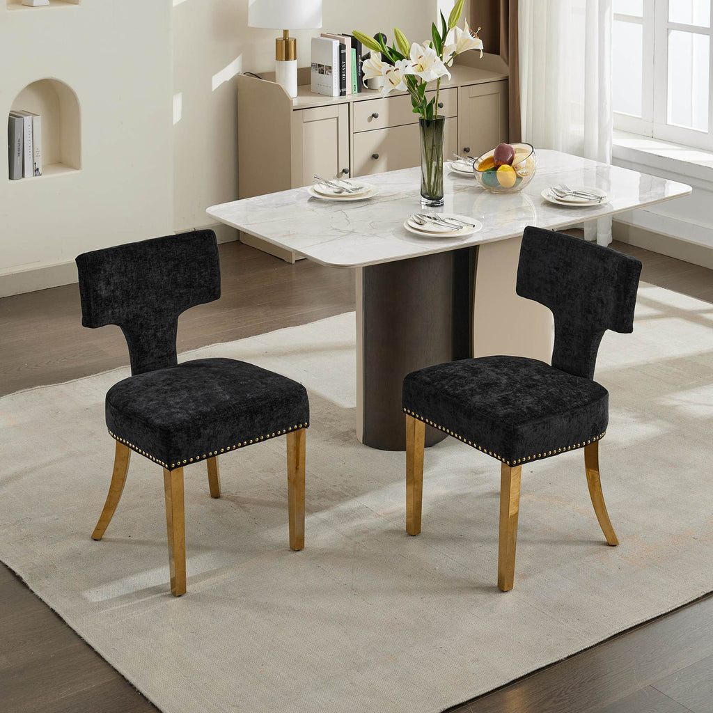 Mid Century Modern Dining Chairs (Set of 2)