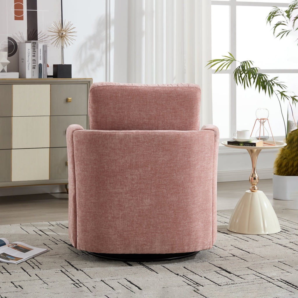 Swivel Chenille Fabric Sofa Chair