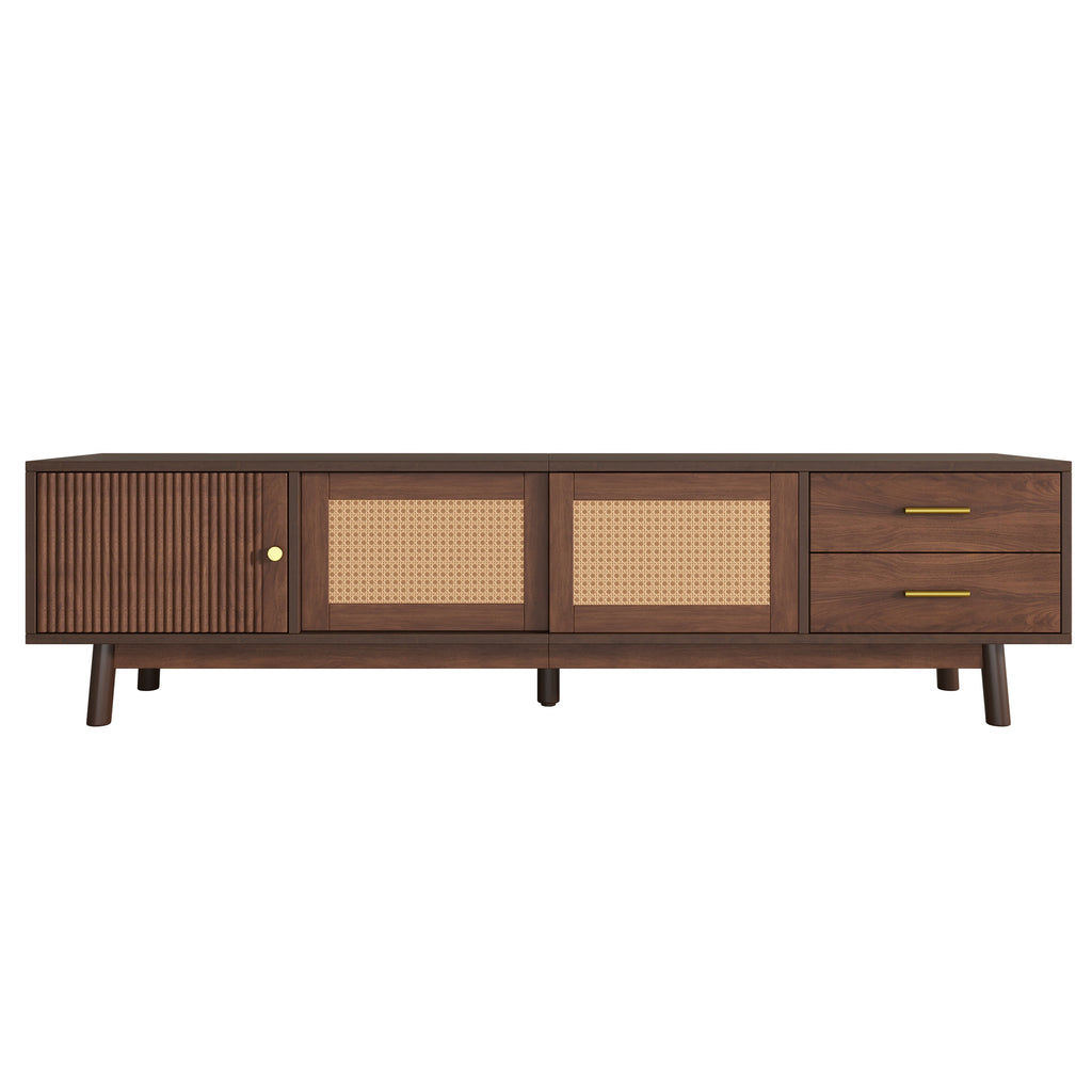 Mid Century Modern TV Stand for 80' TVs