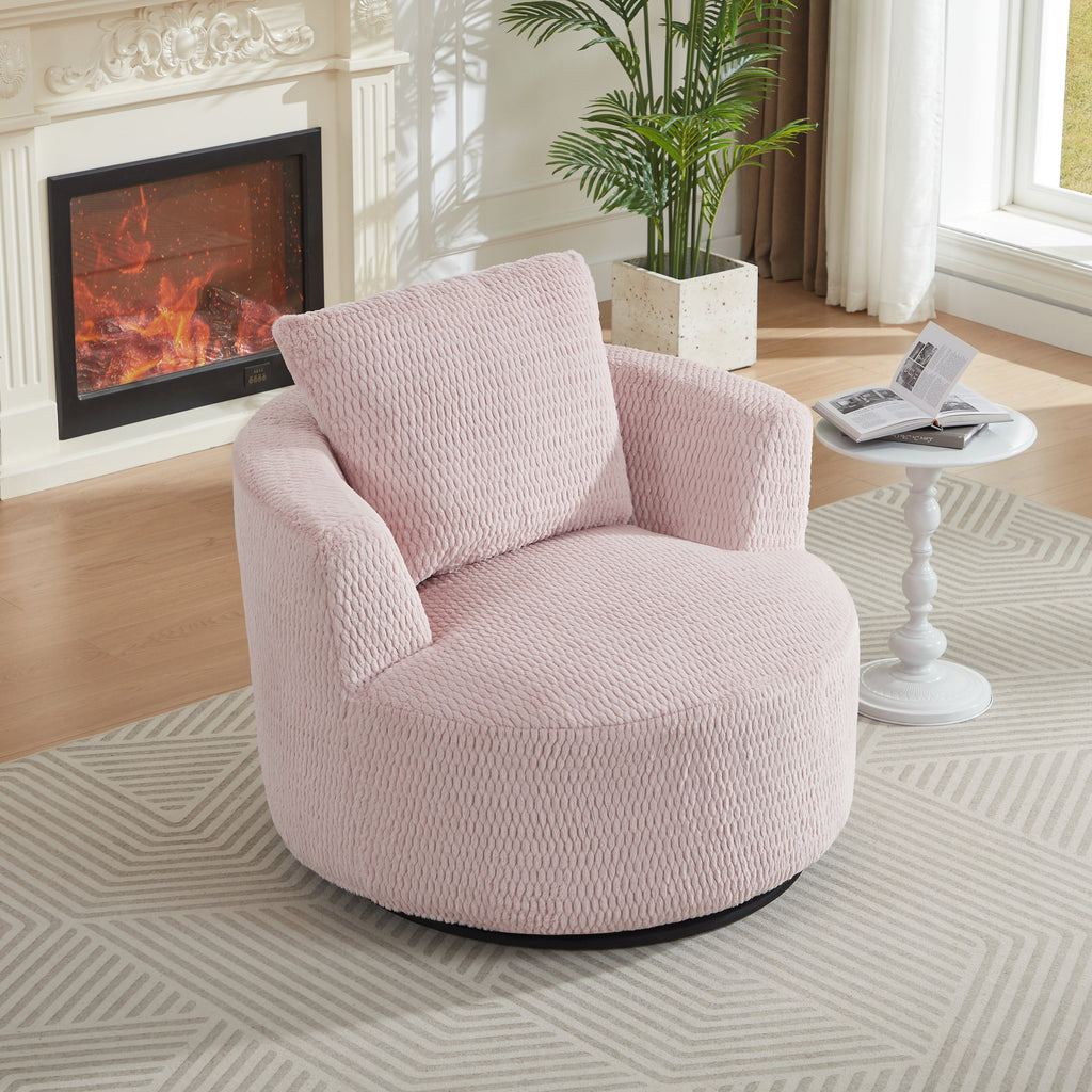360° Swivel Compressible Accent Chair