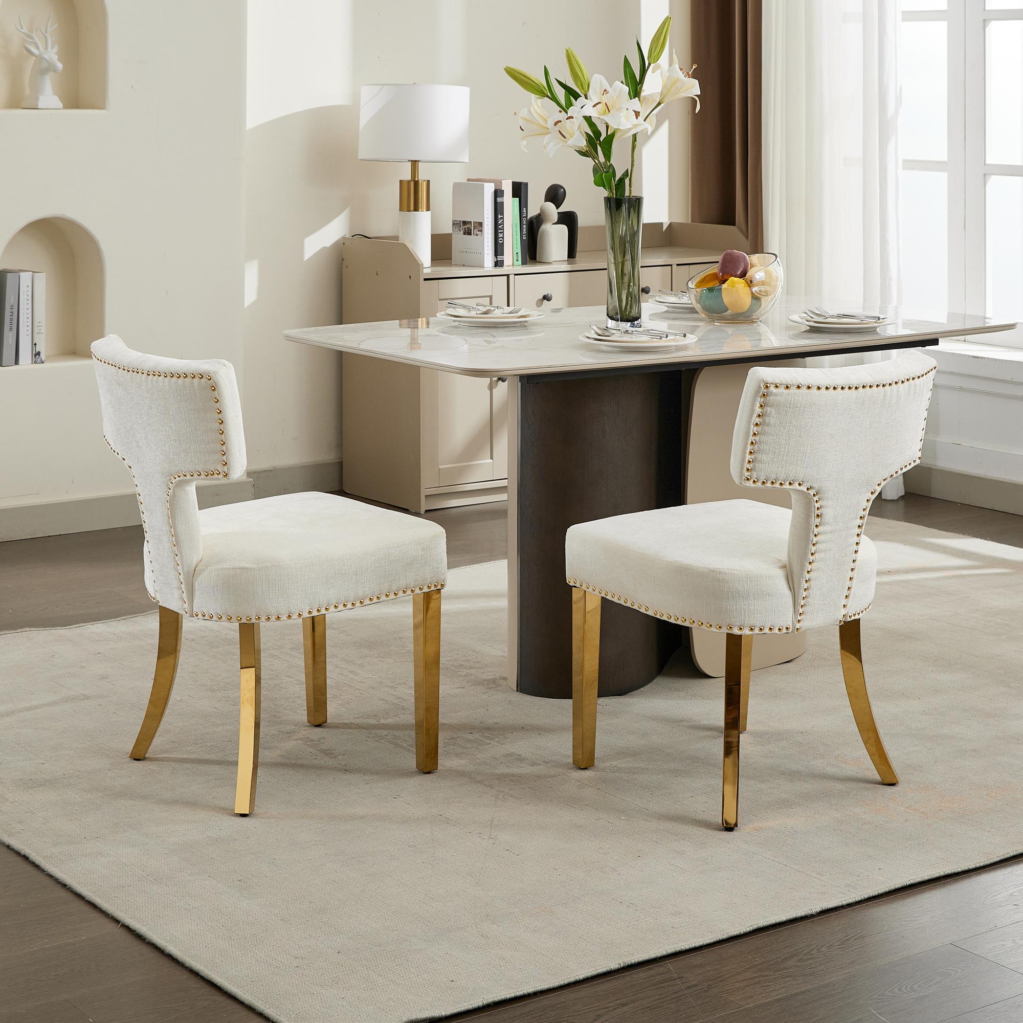 Mid Century Modern Dining Chairs (Set of 2)