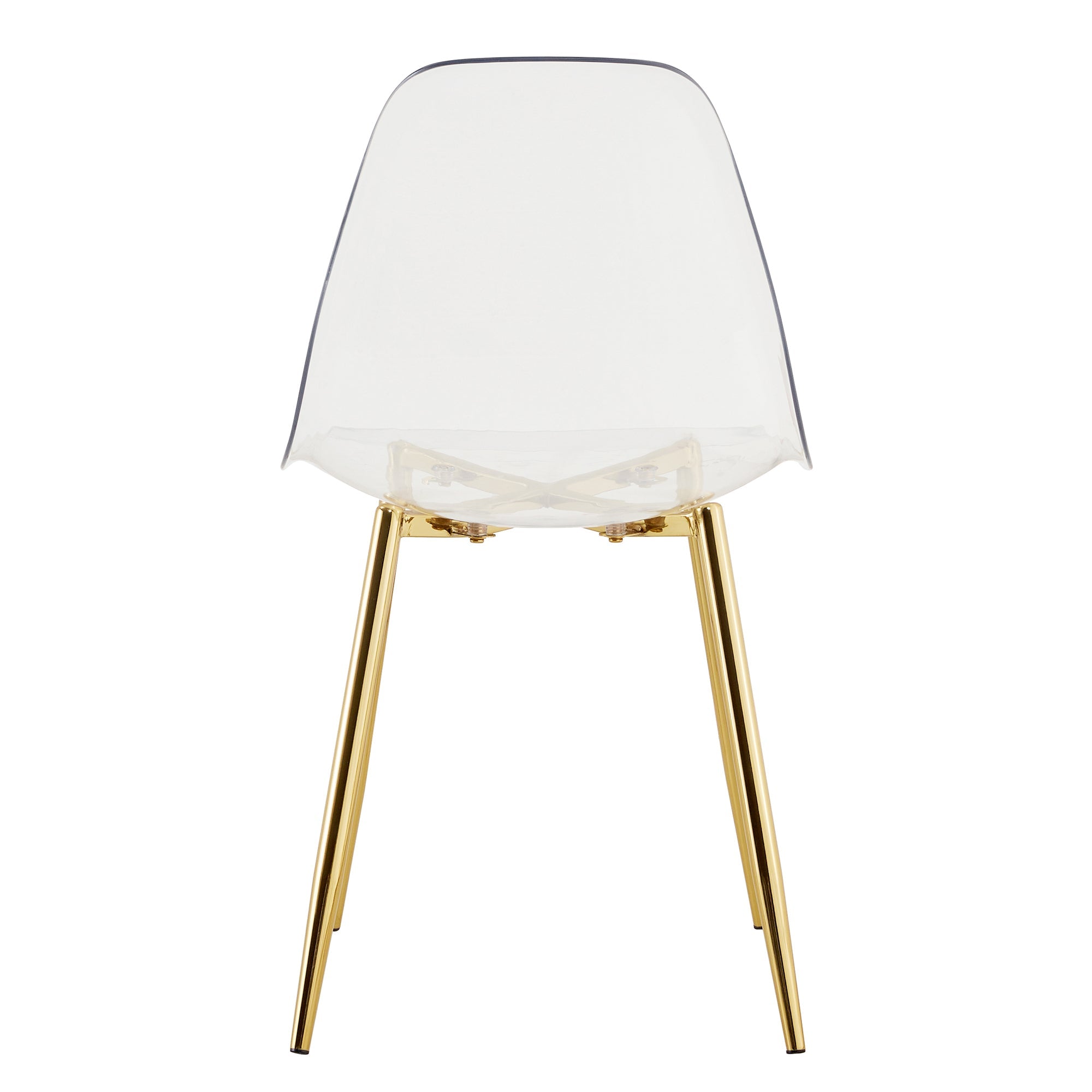Modern Minimalist Transparent Metal Dining Chairs