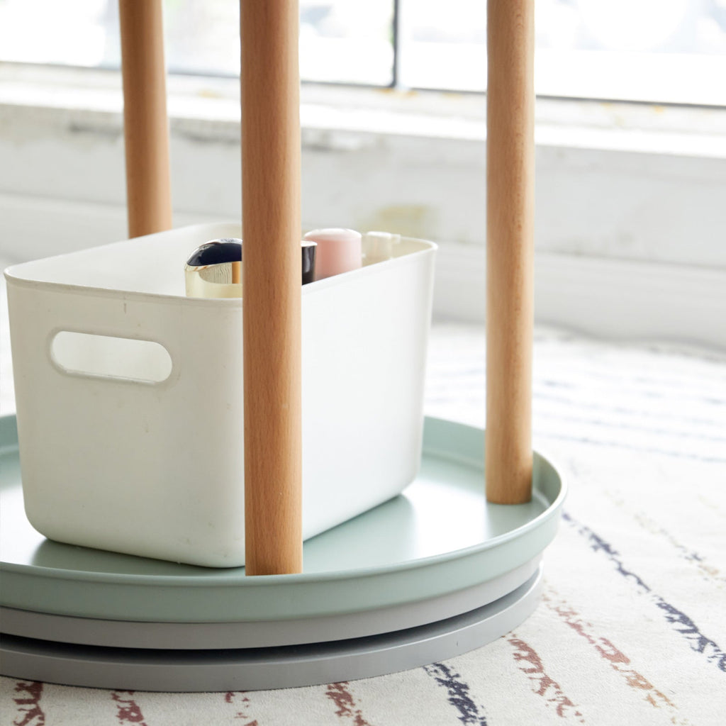 Multifunctional 360° Rotating Bookshelf with 3-Tier