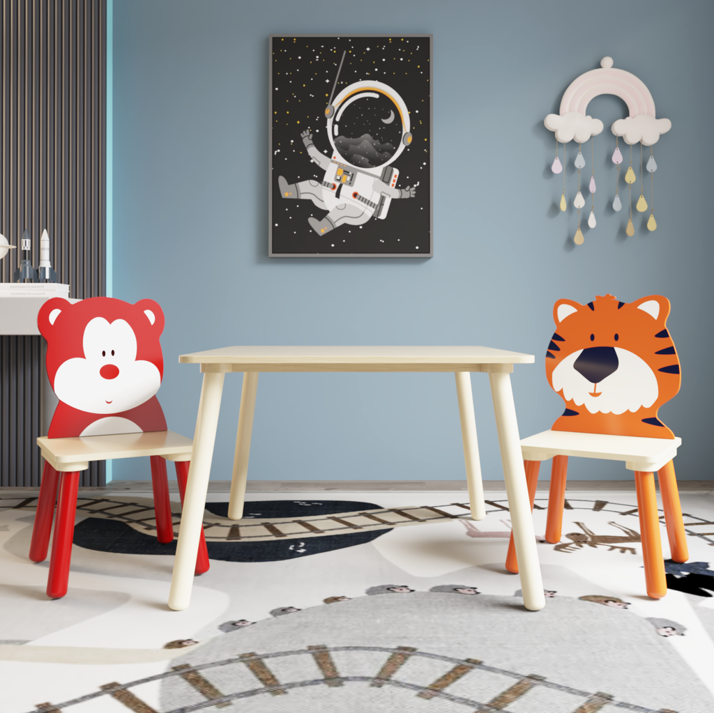Montessori Toddler Table and Chairs Set
