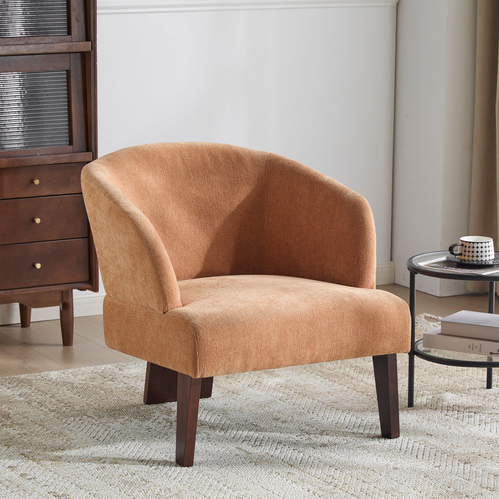 Modern Accent Sofa Chair with Round Back