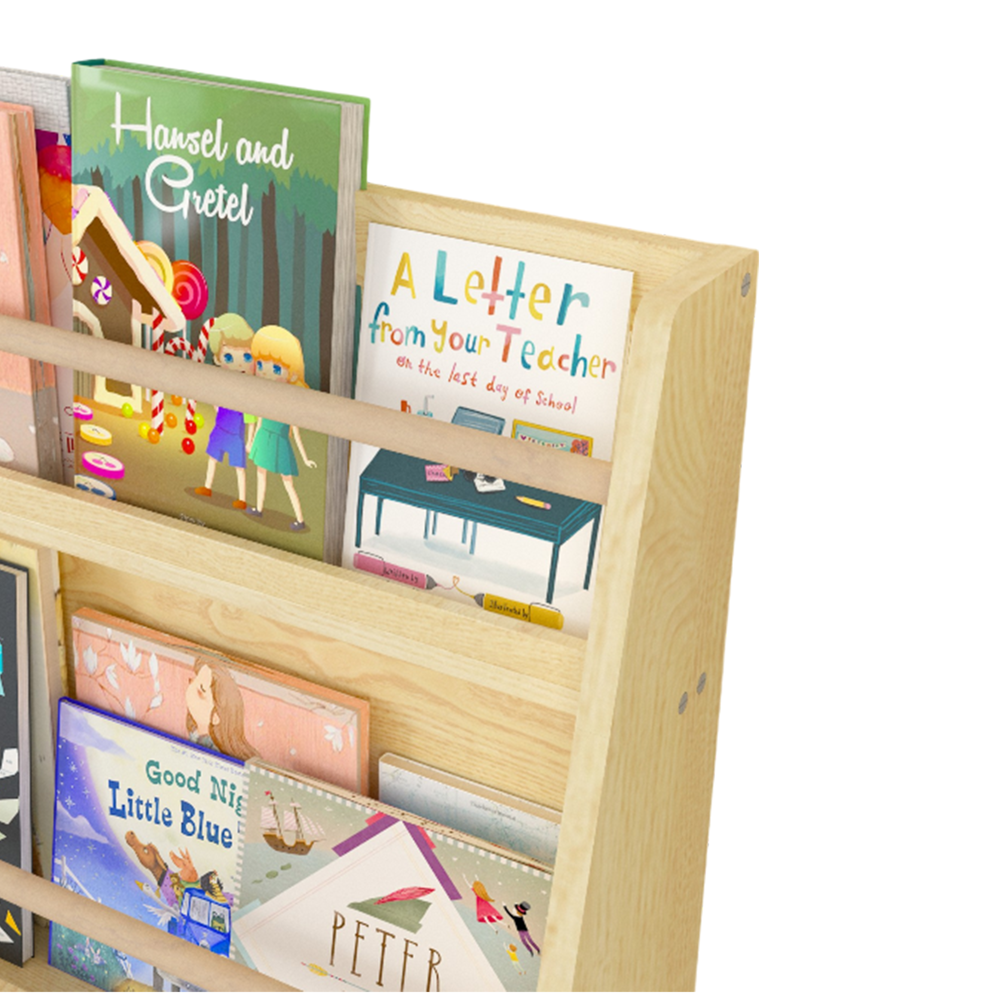 3 Tier Montessori Kids Book Display Rack