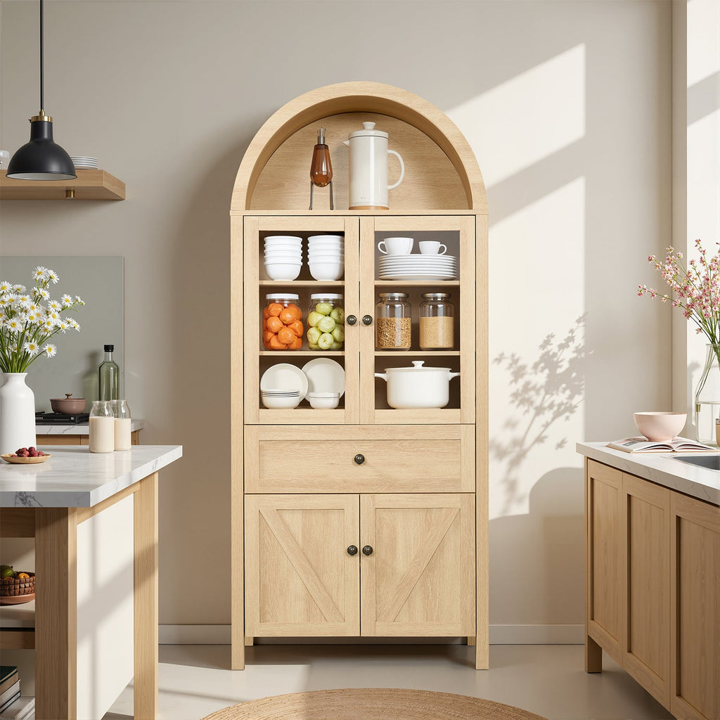 Vintage Style Dome Cabinet