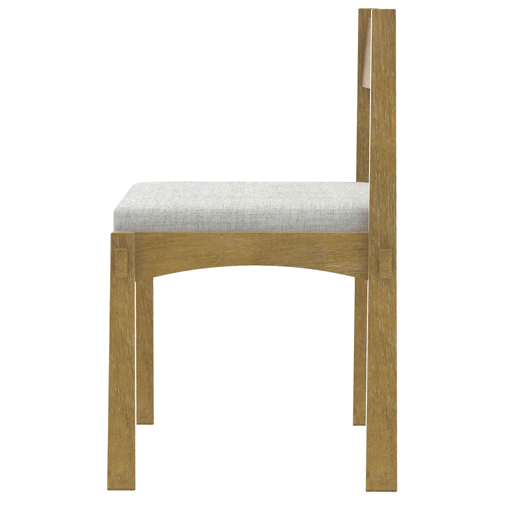 7-Piece Retro Wood Dining Table Set