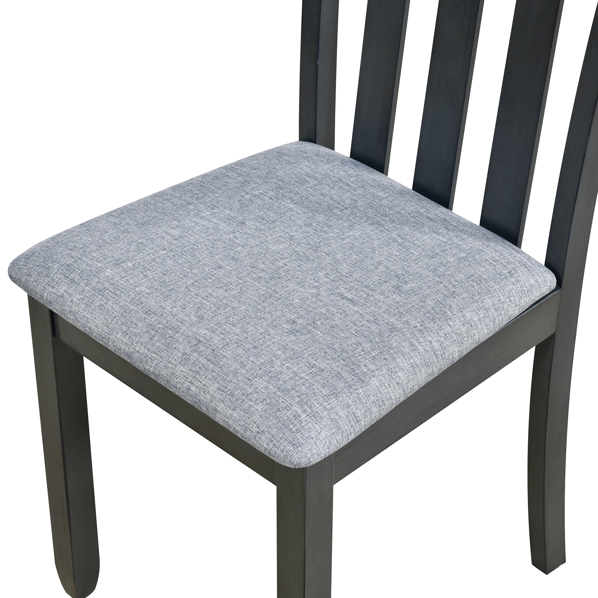 Modern Farmhouse 5-Piece Wood Dining Table Set