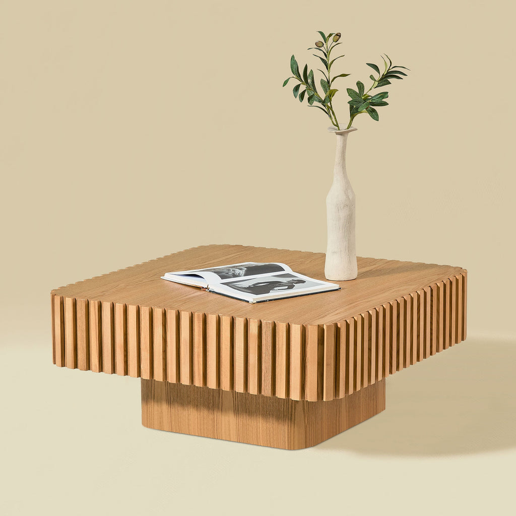 Modern MDF Woode Square Coffee Table