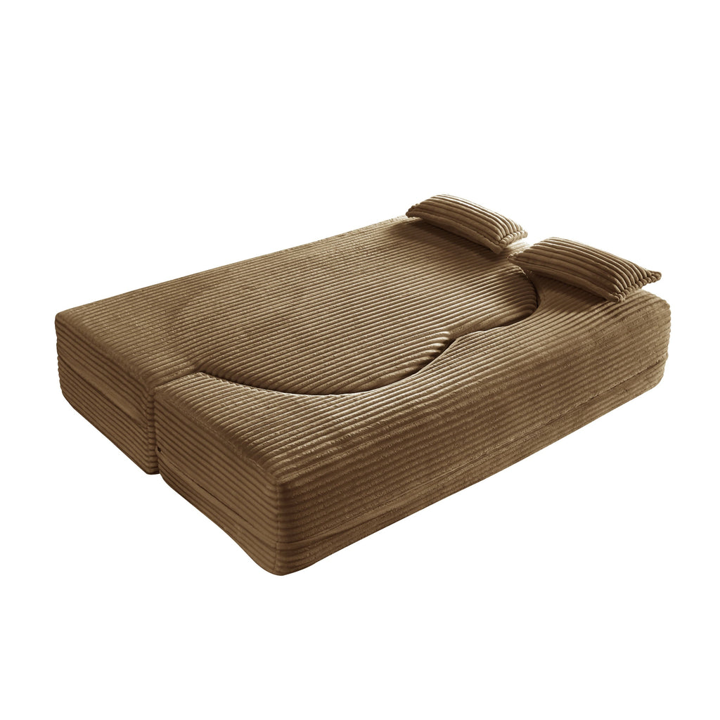 Full Size Convertible Floor Sleeper Sofa Bed