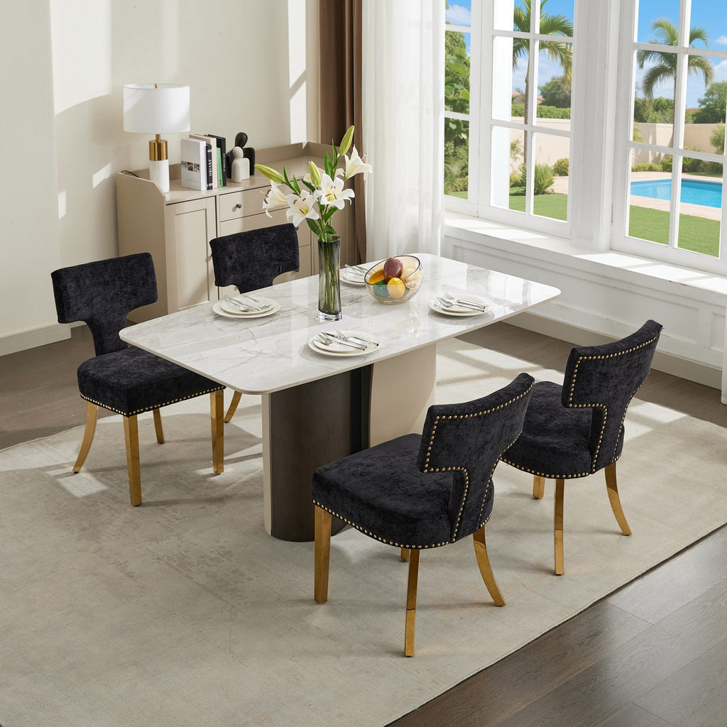 Mid Century Modern Dining Chairs (Set of 2)
