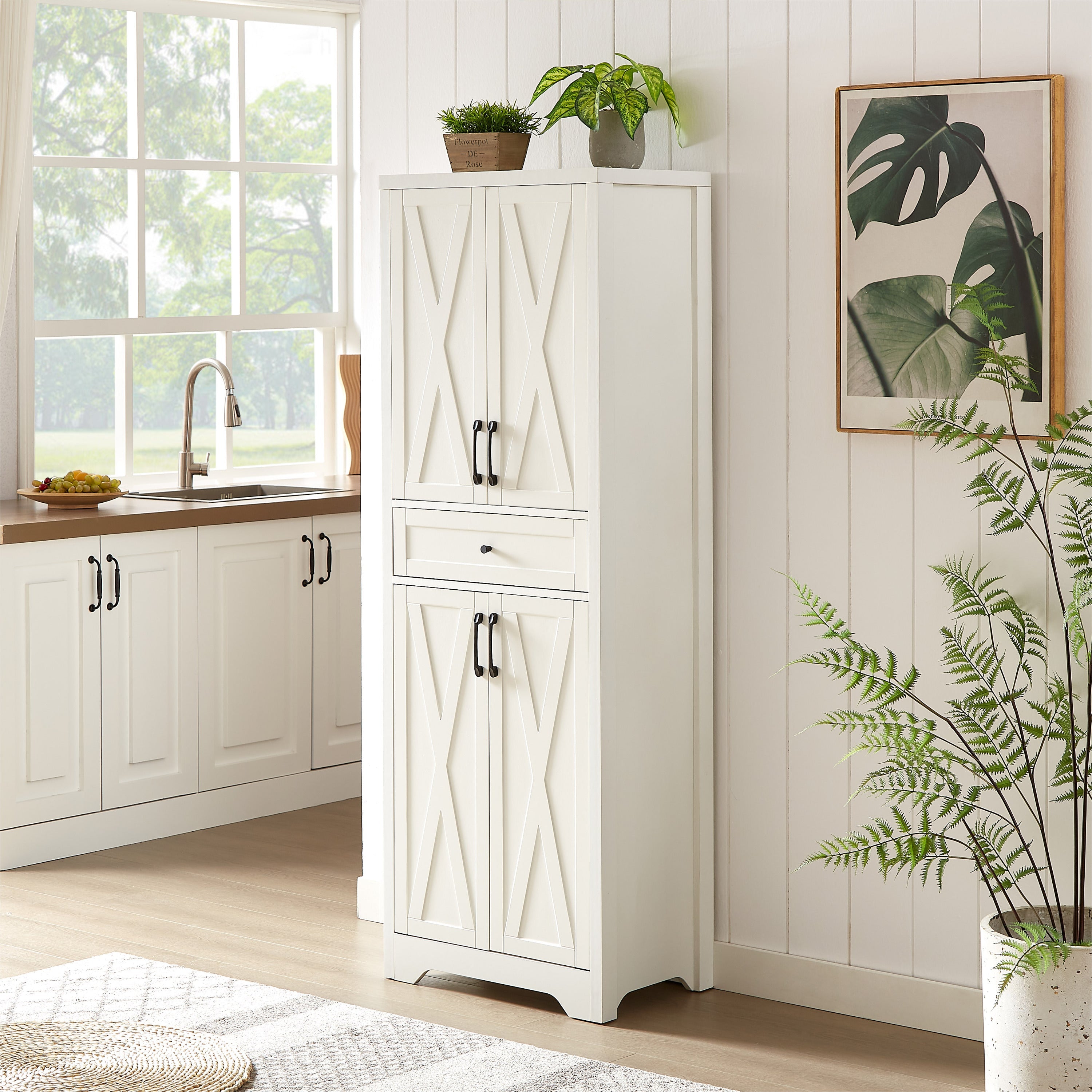 68' High Multi-functional Living Room Sideboard
