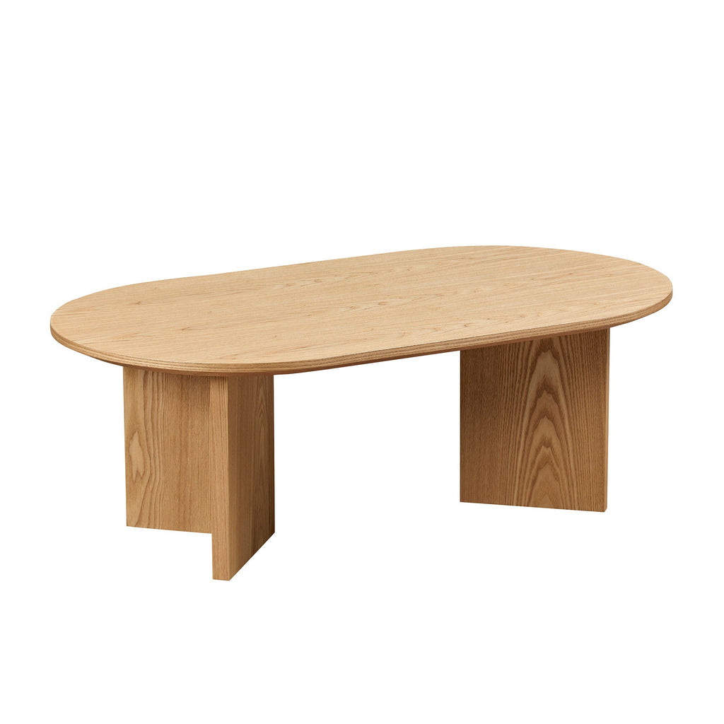 Length 39.37 Inch MDF Oval Coffee Table