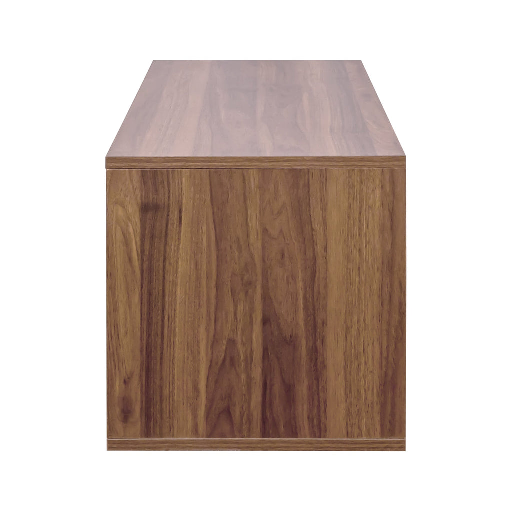 Walnut Stackable Mounted Storage Cabinet+ Glass Option