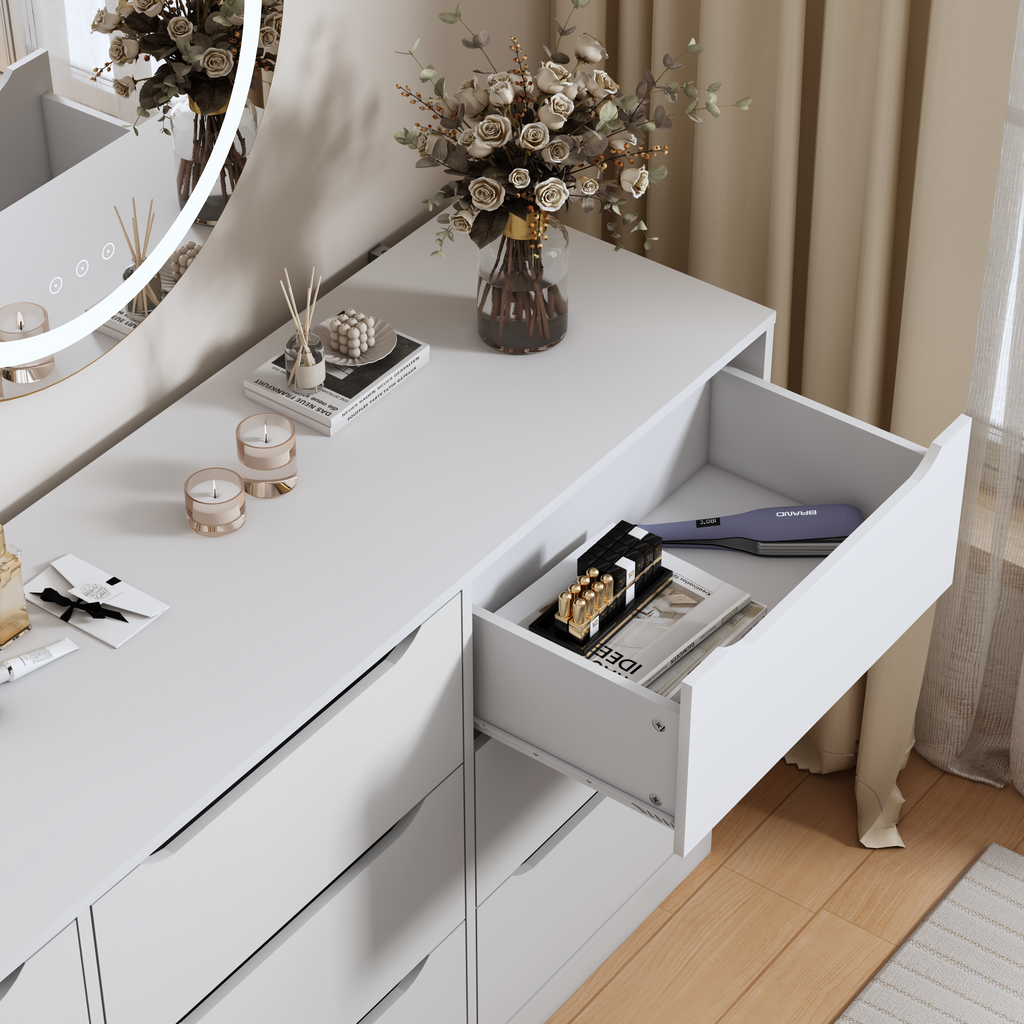 9 Drawer Dresser for Bedroom with Deep Drawers