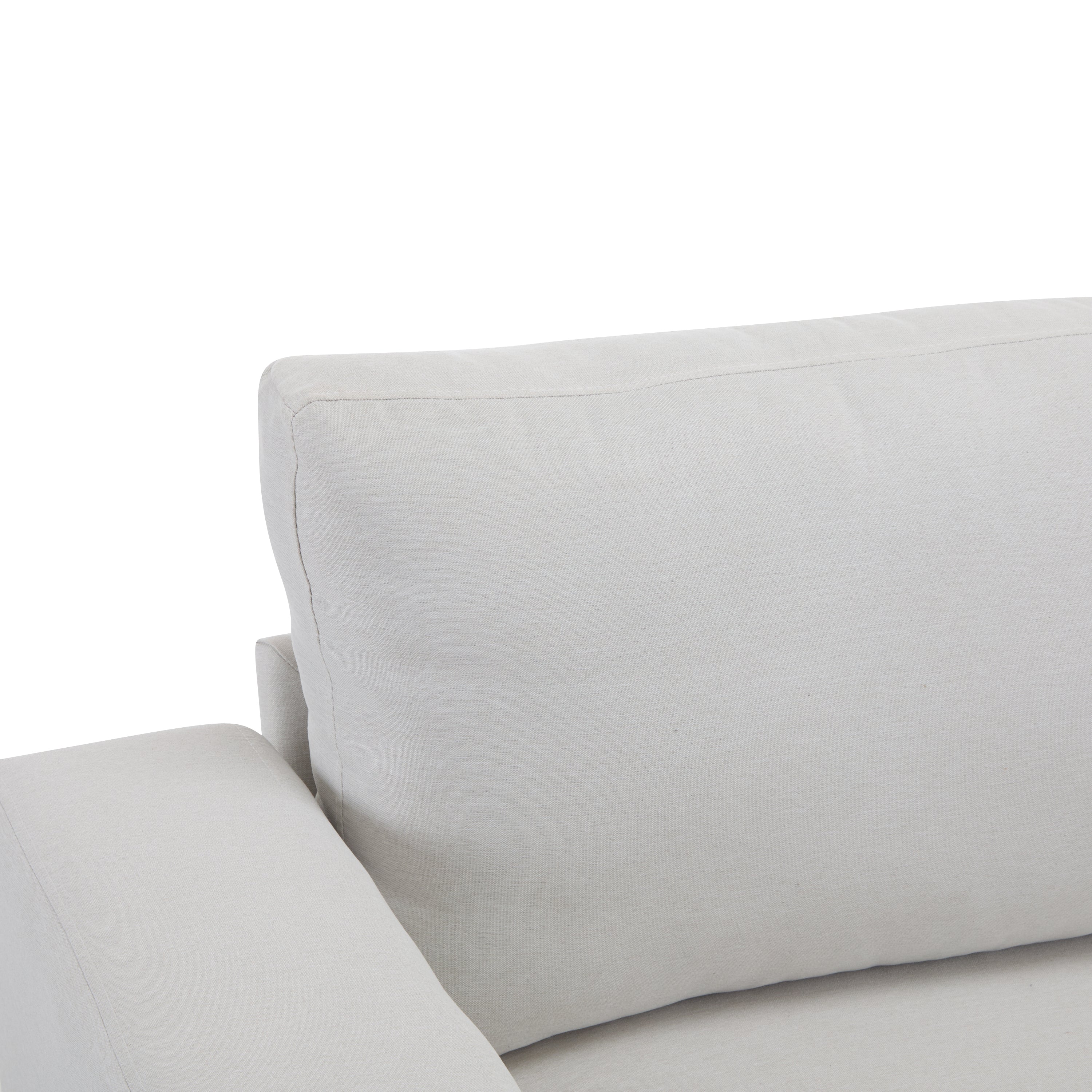 81'' Modern Square Arm Sofa with Soft Fabric Upholstery