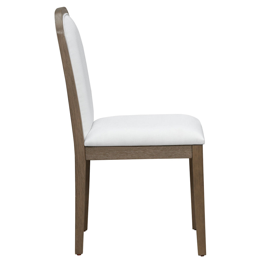 Vintage Extendable Dining Table Set with 4 Upholstered Chairs