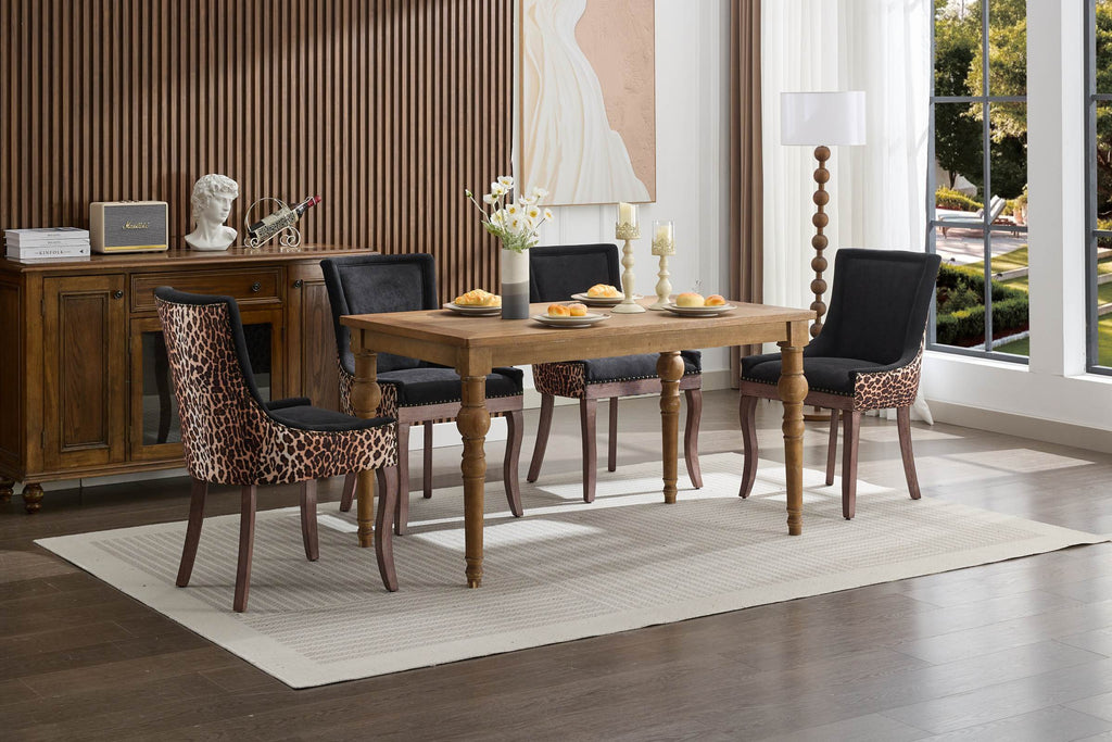 Ultra Side Thickened Fabric Dining Chair (Set of 2)