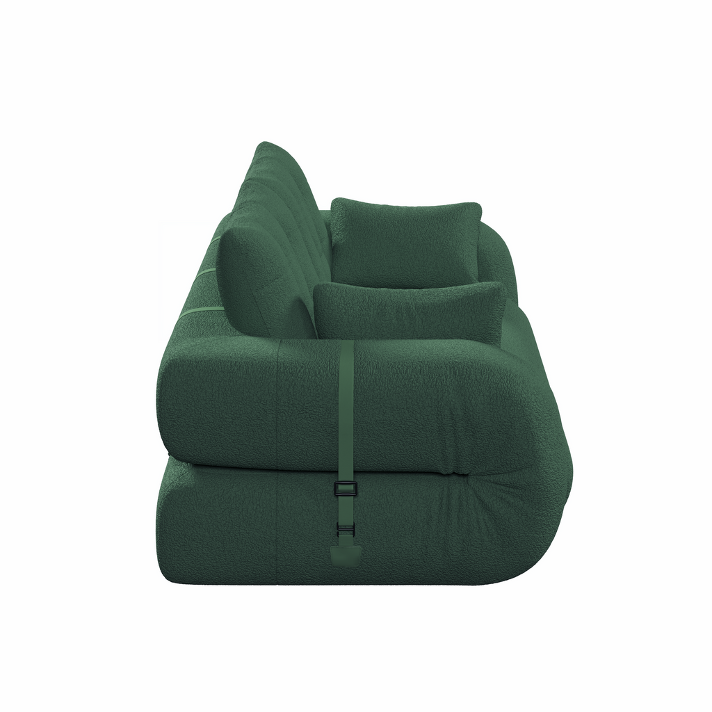 78.7 ' Multi-Functional Teddy Foldable Sofa Bed