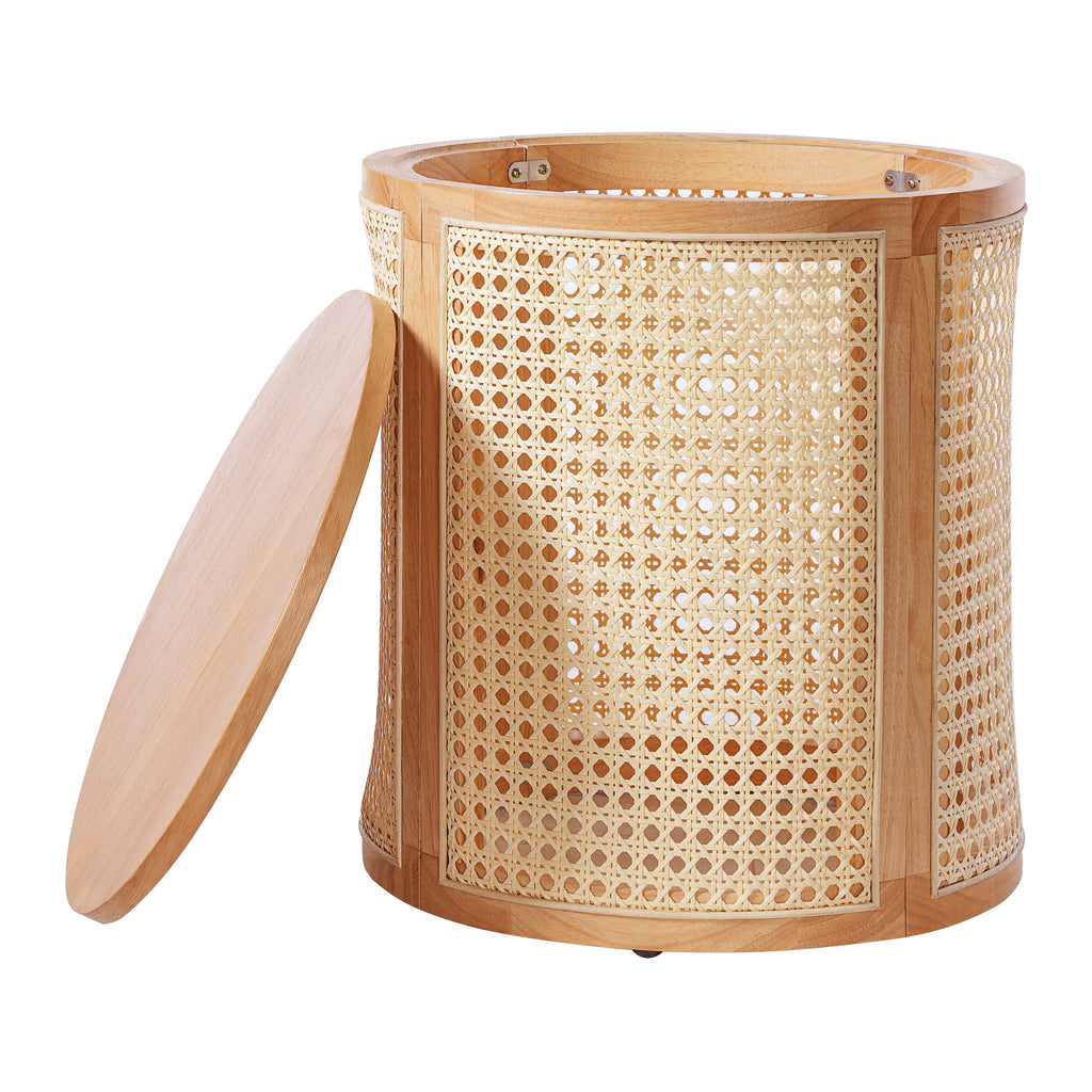 Rubber Solid Wood Side Table