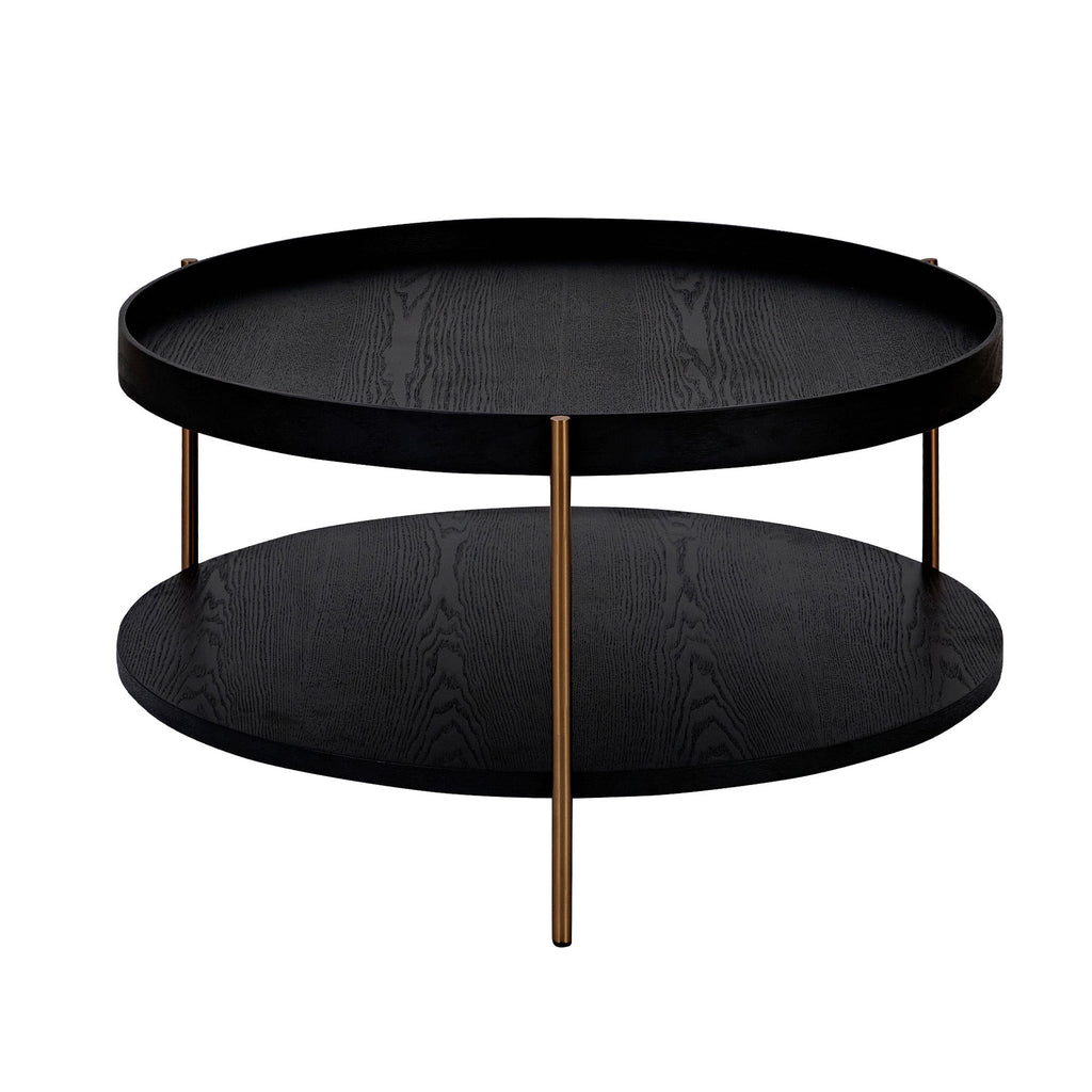 Modern 2 tier Round Coffee Table Set