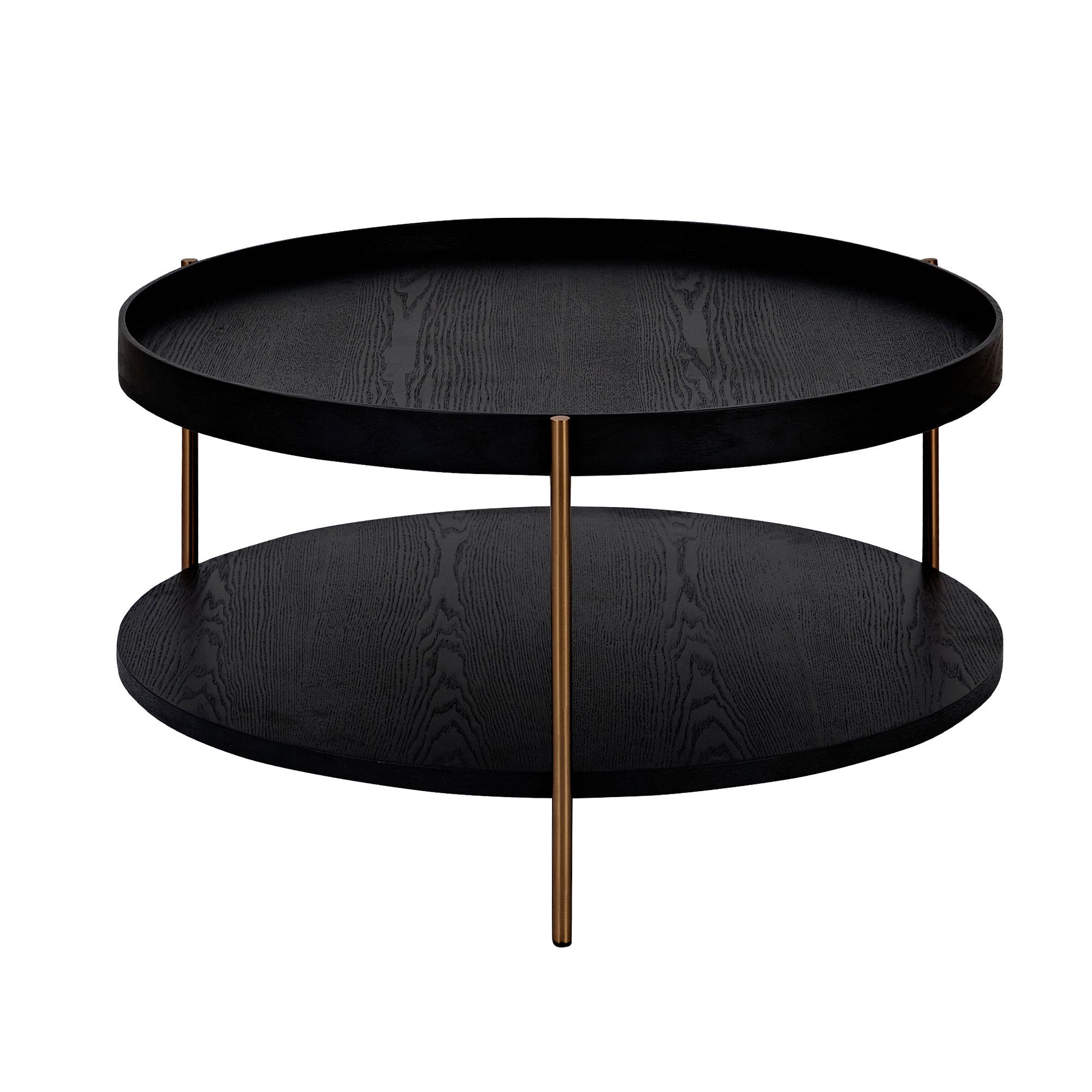 Modern 2 tier Round Coffee Table Set