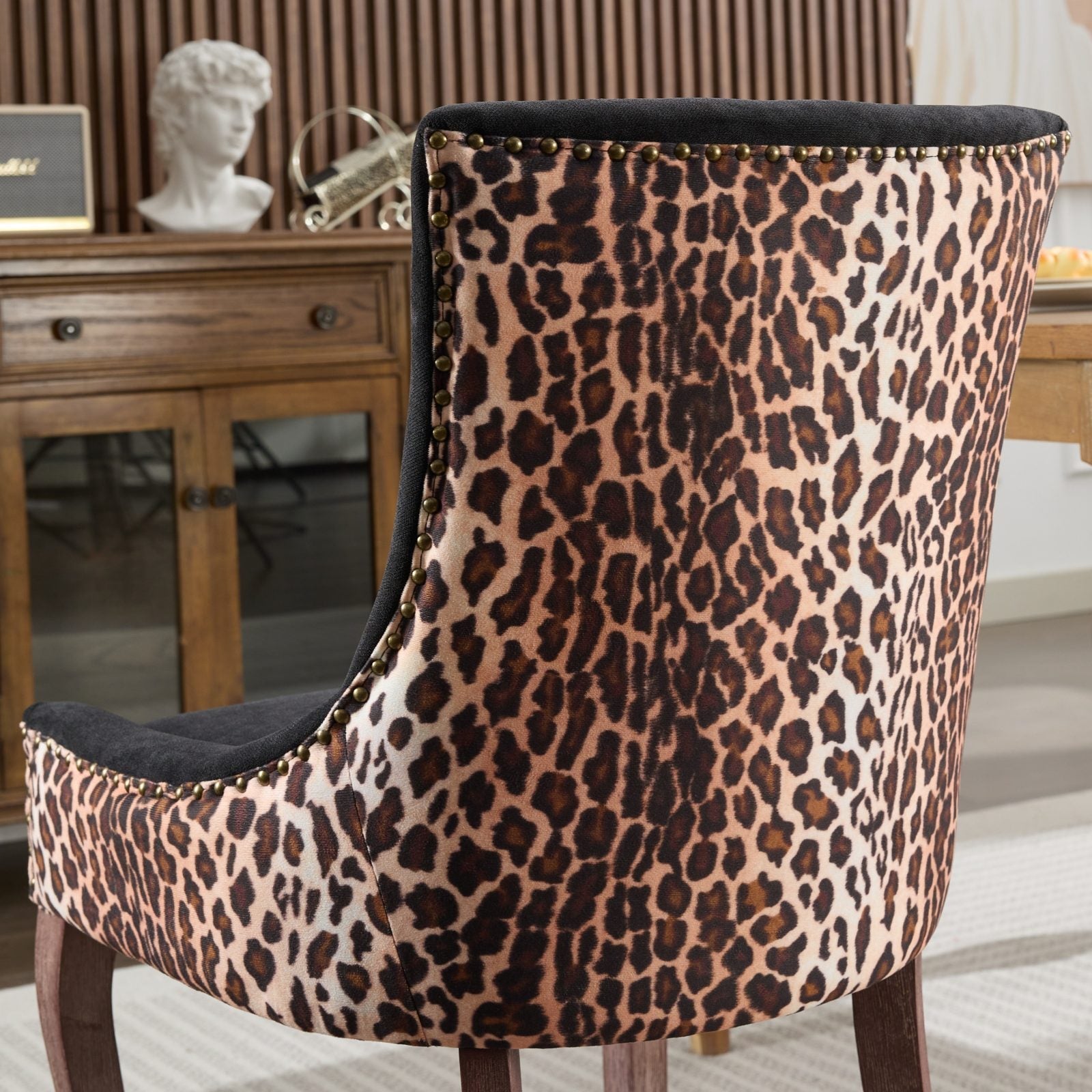 Ultra Side Thickened Fabric Dining Chair (Set of 2)