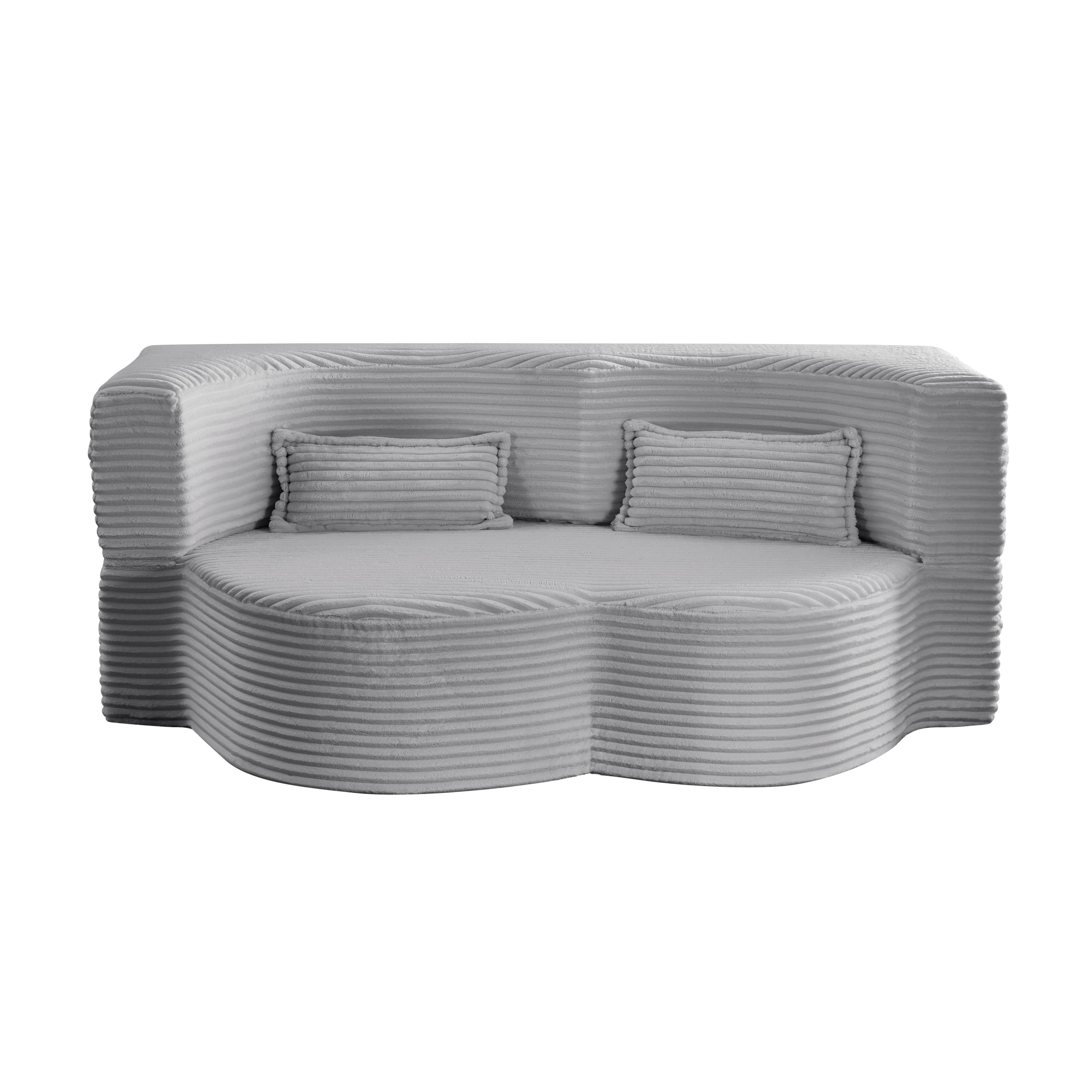 Full Size Convertible Floor Sleeper Sofa Bed