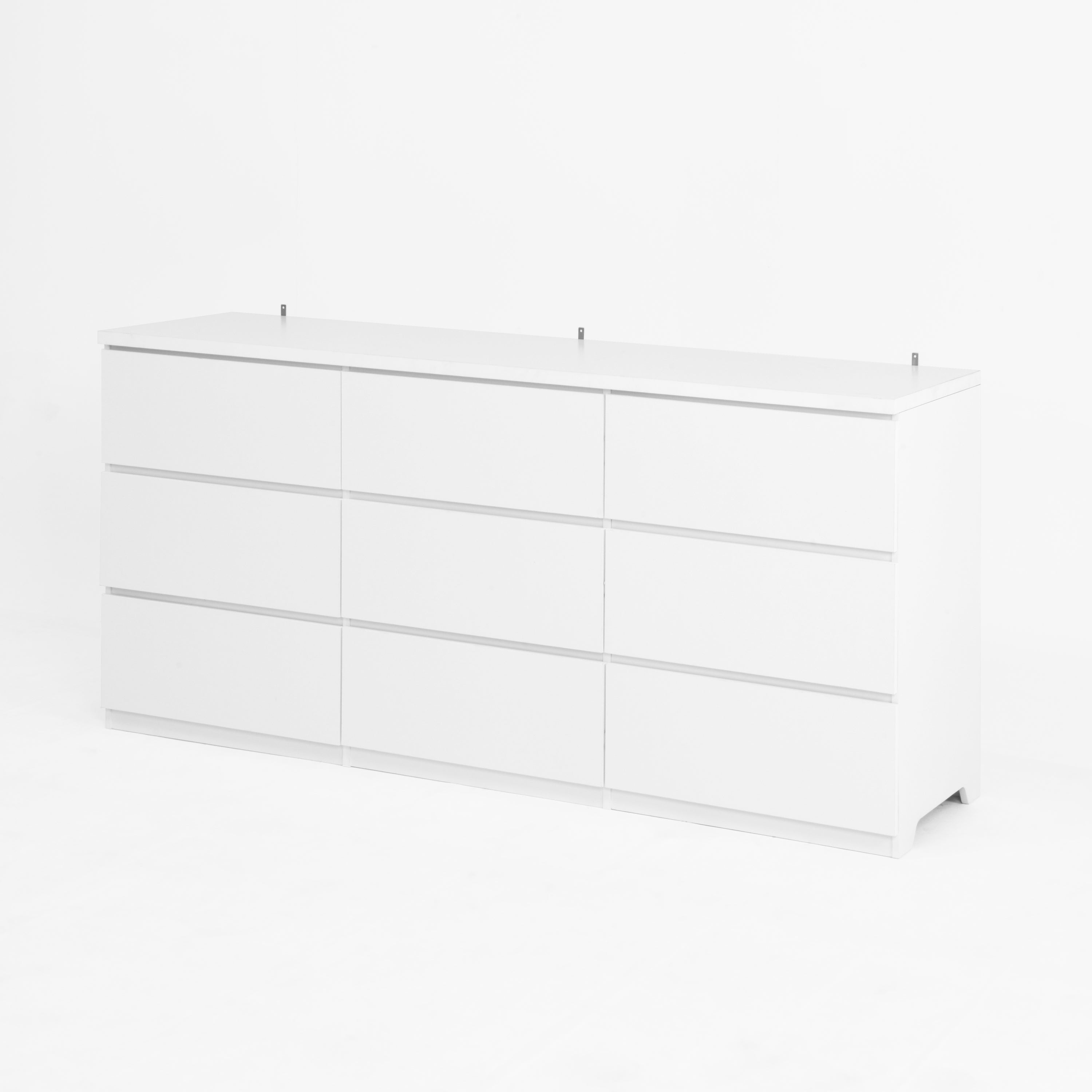White 9 Drawer Cabinet for Bedroom