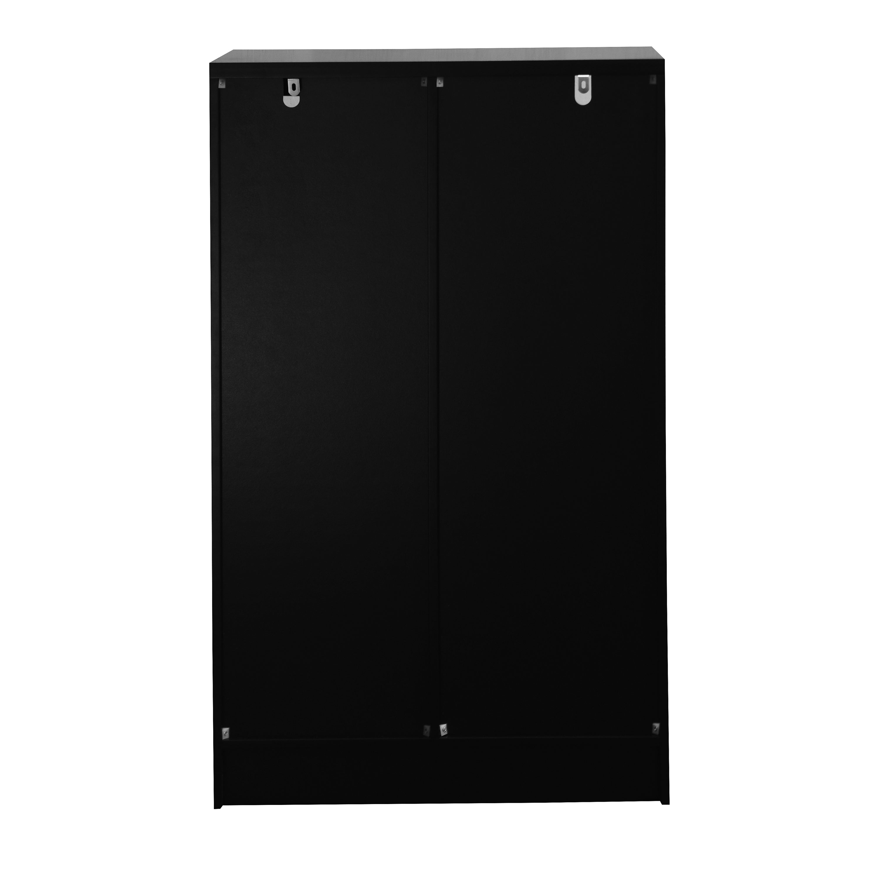 Modern MDF Painted Cabinet with Glass Doors and Drawer