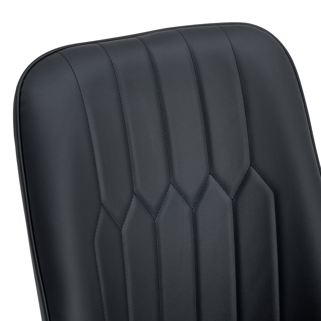 Modern PU Artificial Leather Dining Chairs (Set of 4)