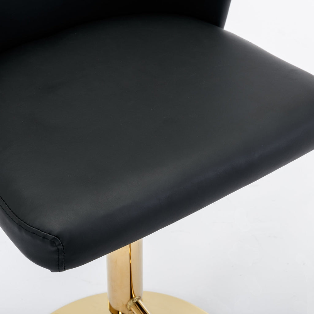 Modern PU Upholstered Bar Stools（Set of 2）