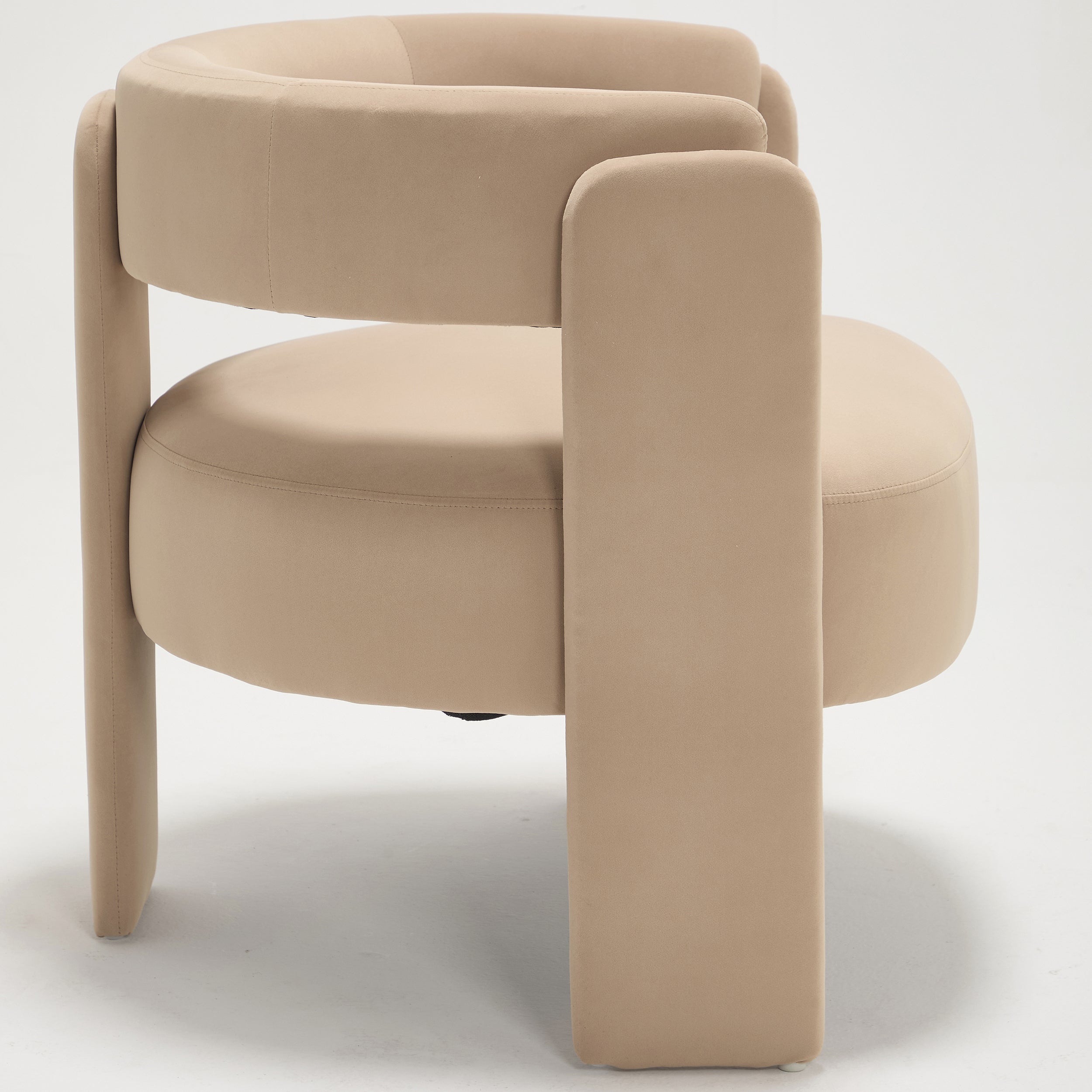 Mid-Century Velvet Comfy Single Sofa Accent Chair