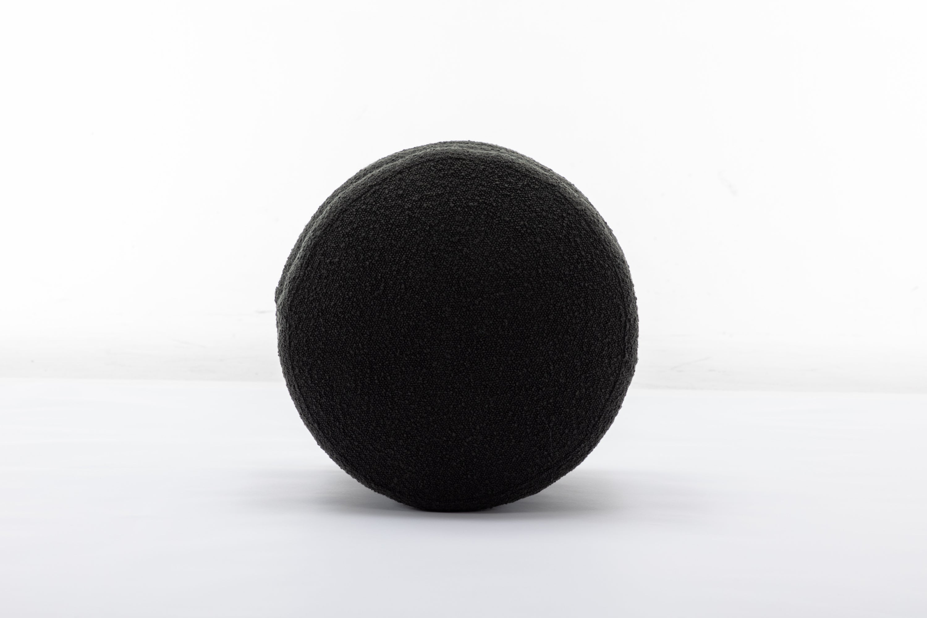 Boucle/Velvet Round Ottoman Footrest Stool